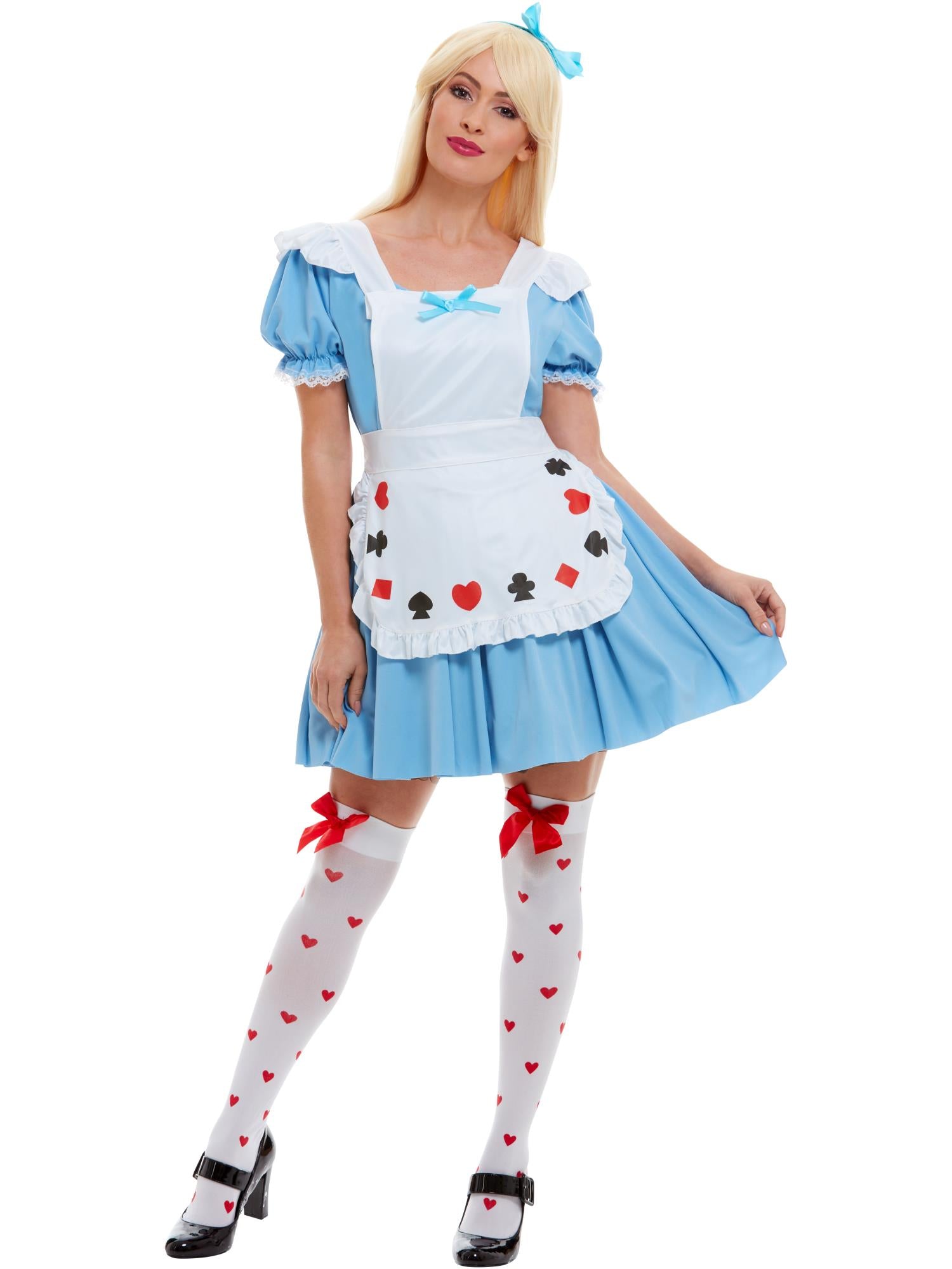 Deck of Cards Girl Costume, Blue