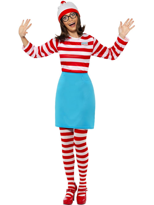 Where's Wally? Wenda Costume, Red & White