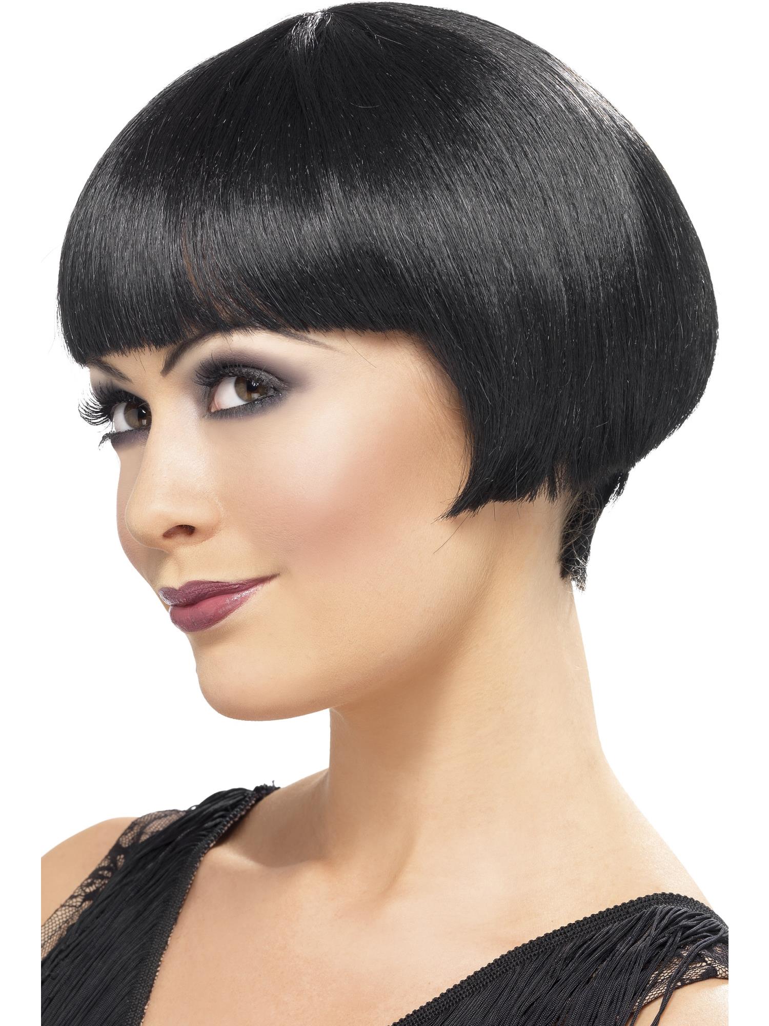 20s Flapper Bob Wig, Black