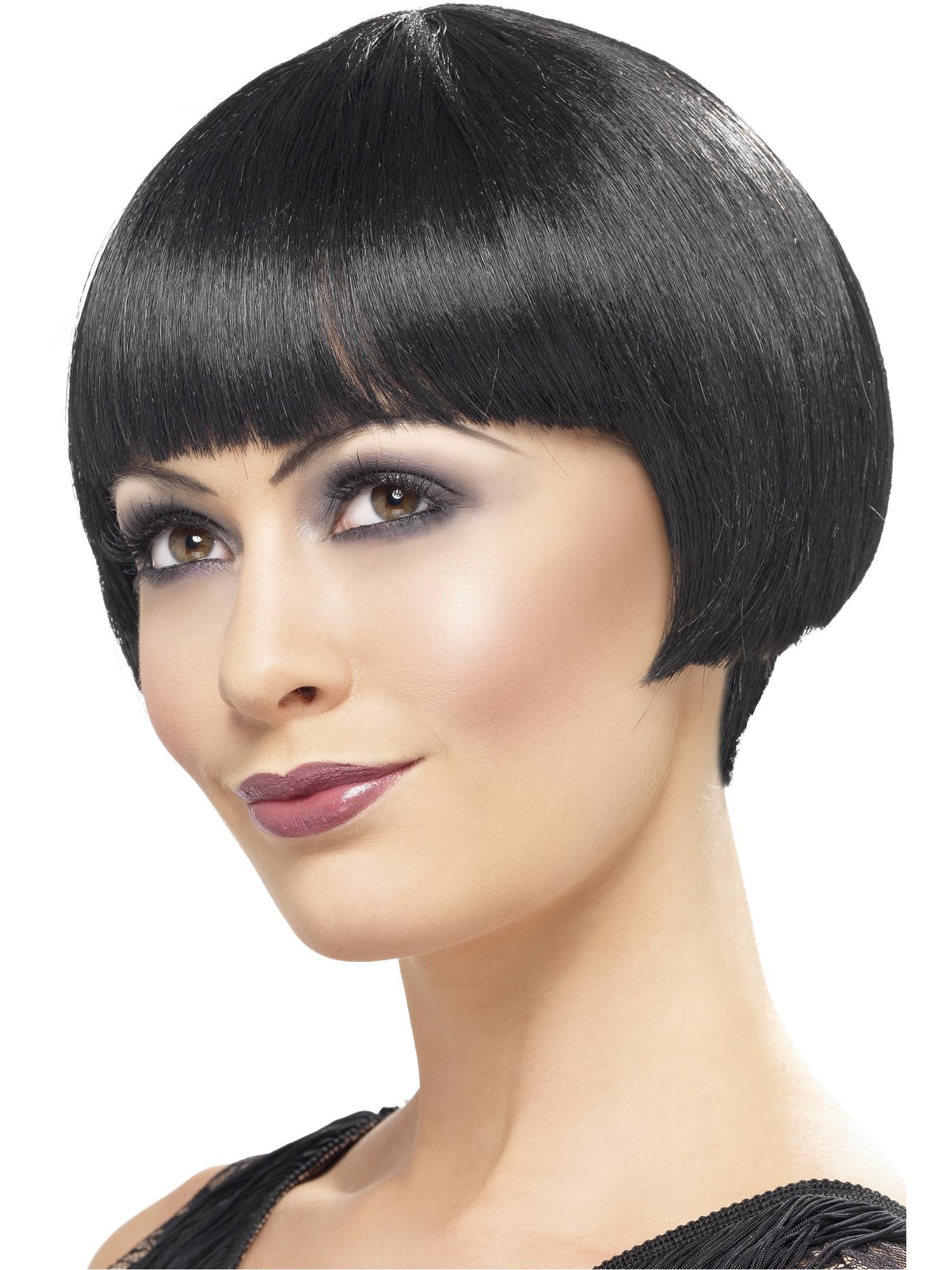 20s Flapper Bob Wig, Black