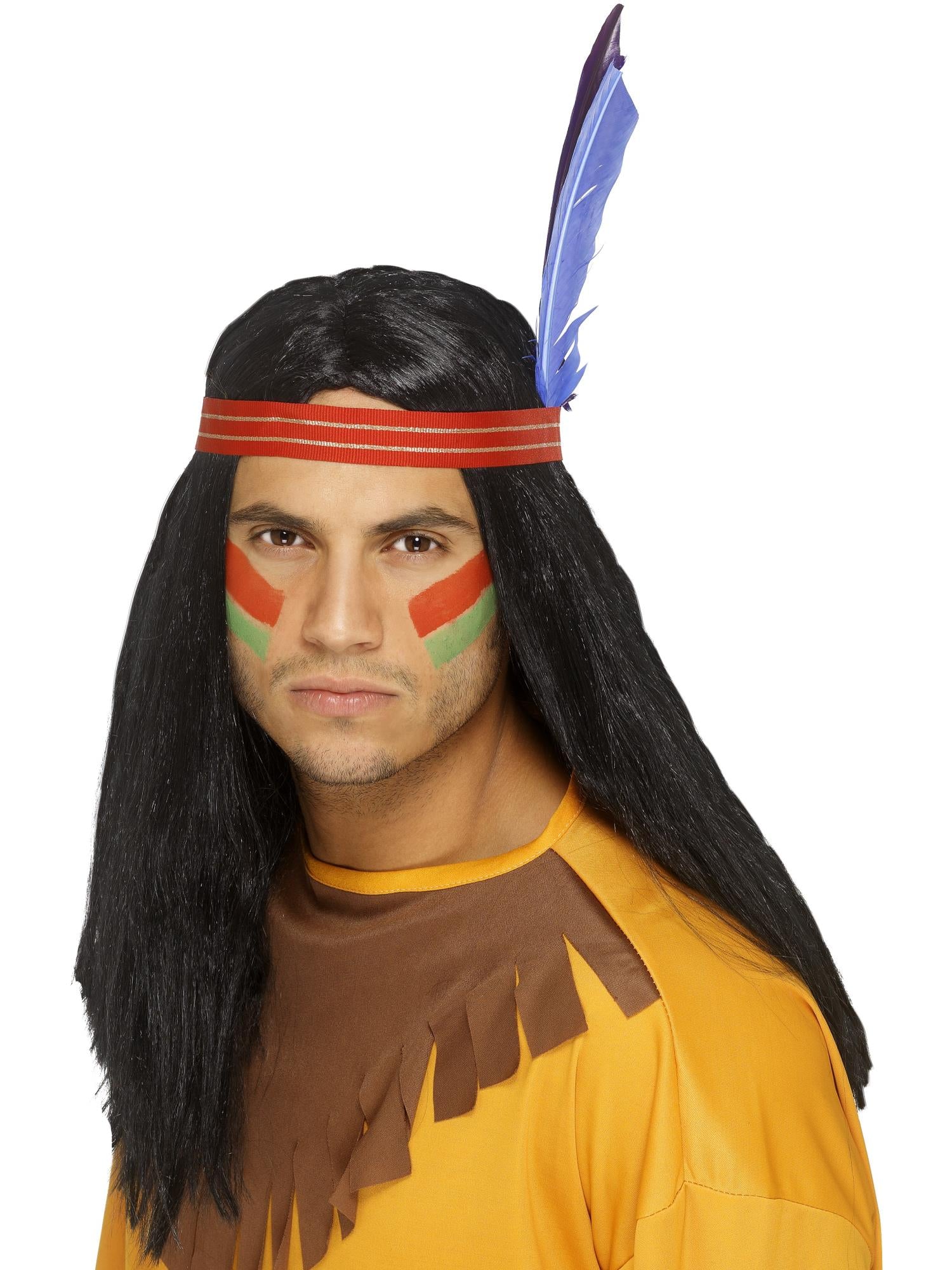 Native American Inspired Brave Wig, Black