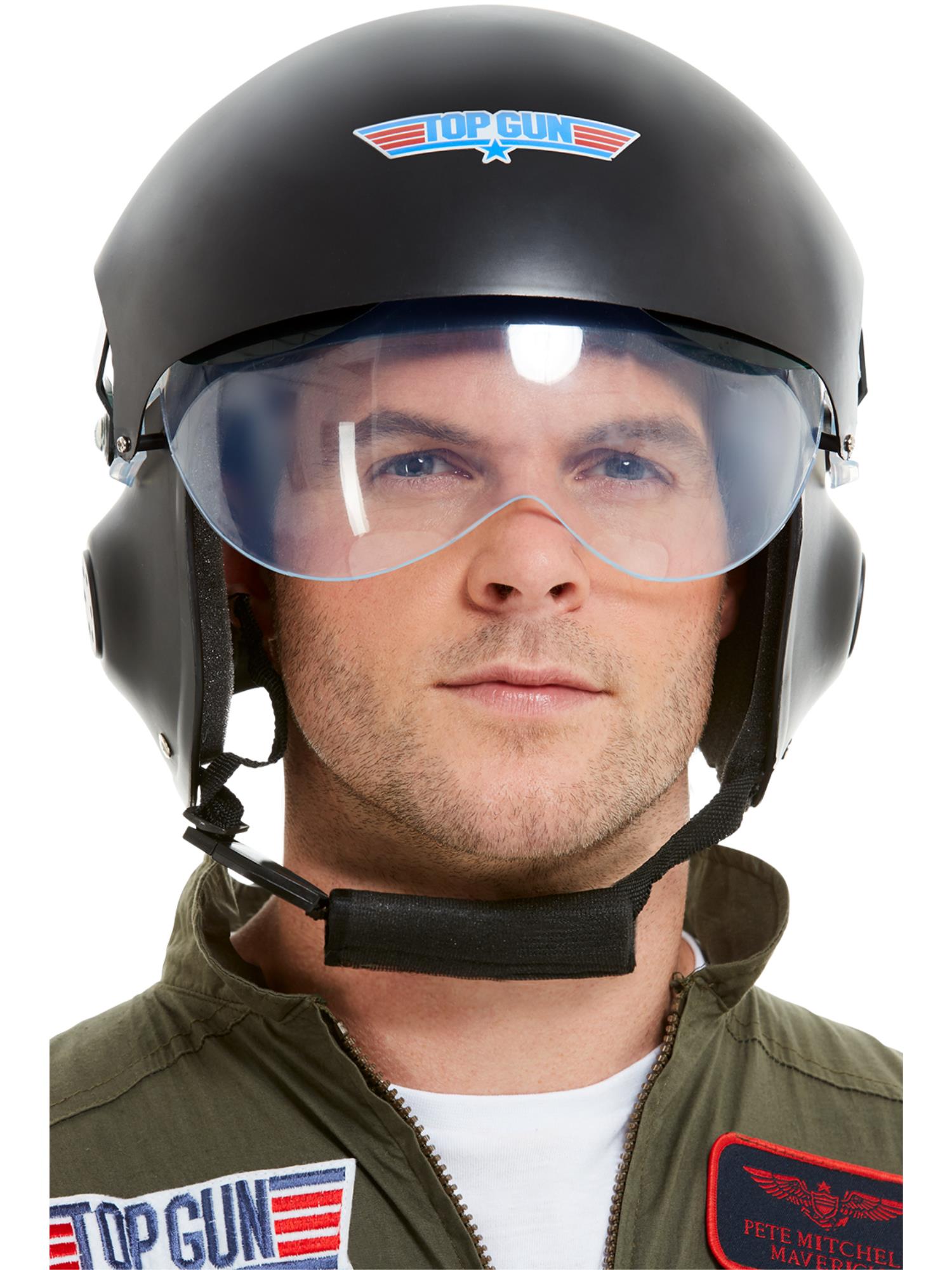 Top Gun Deluxe Helmet, Black