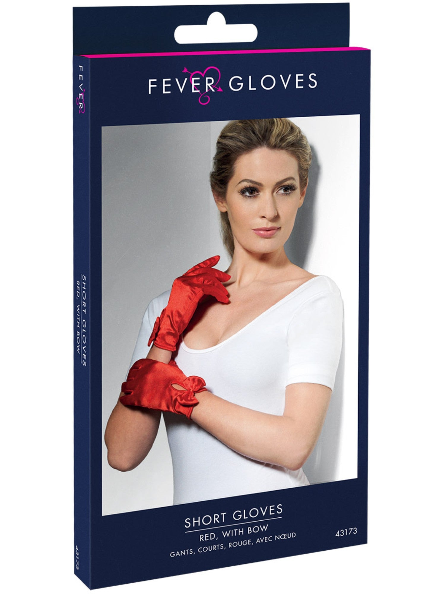 Gloves, Short, Red