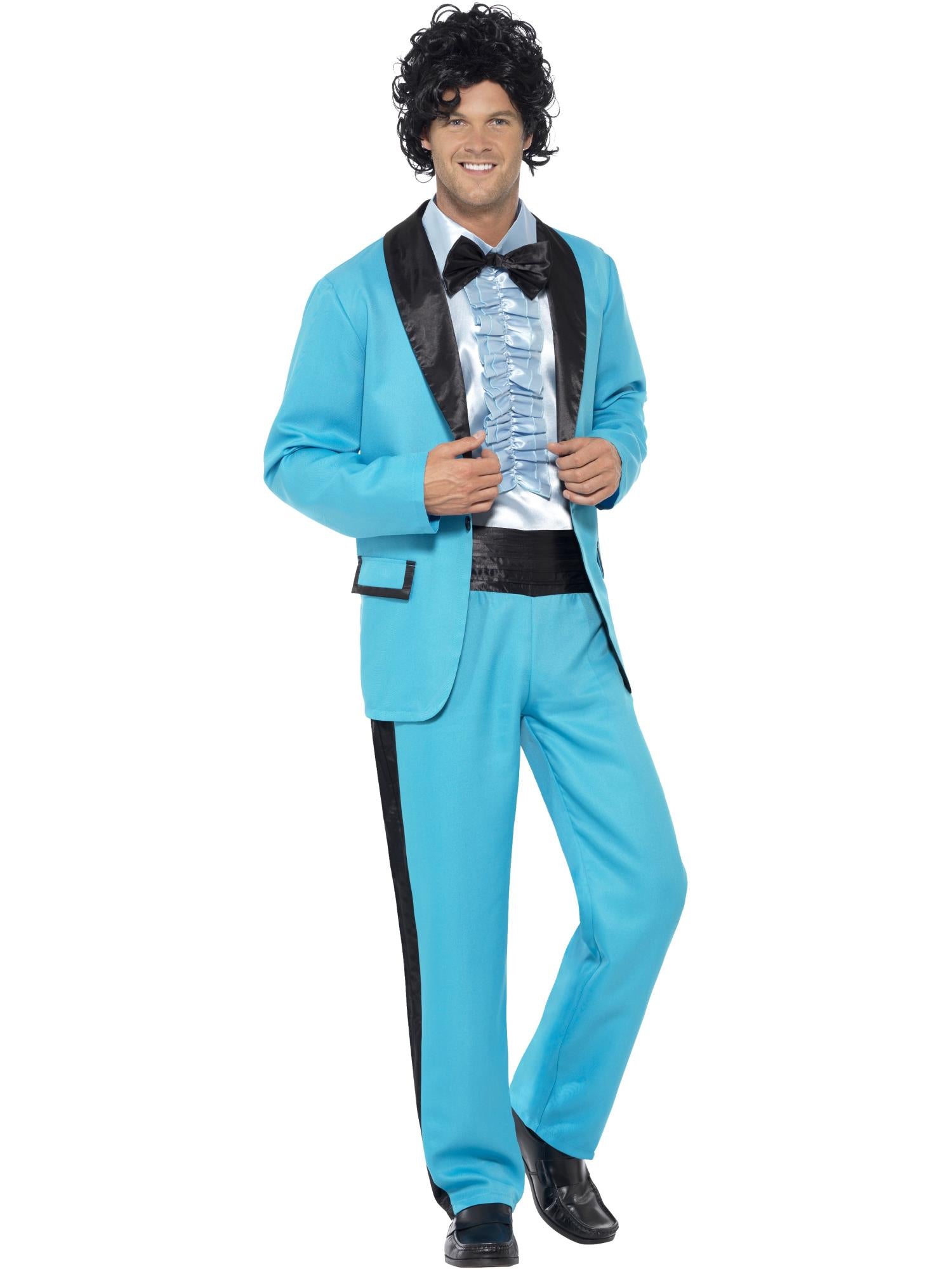 80s Prom King Costume, Blue
