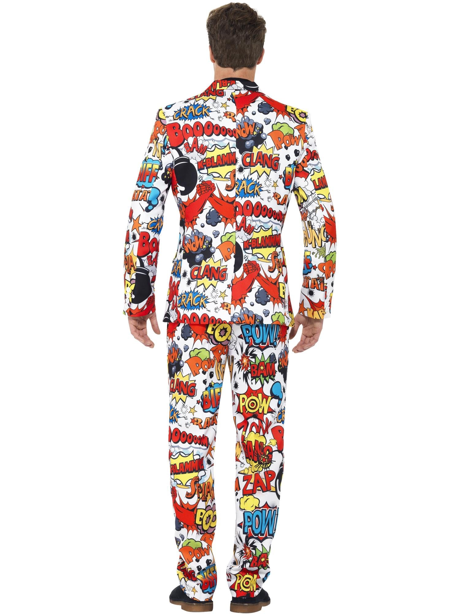 Comic Strip Suit, Red & White