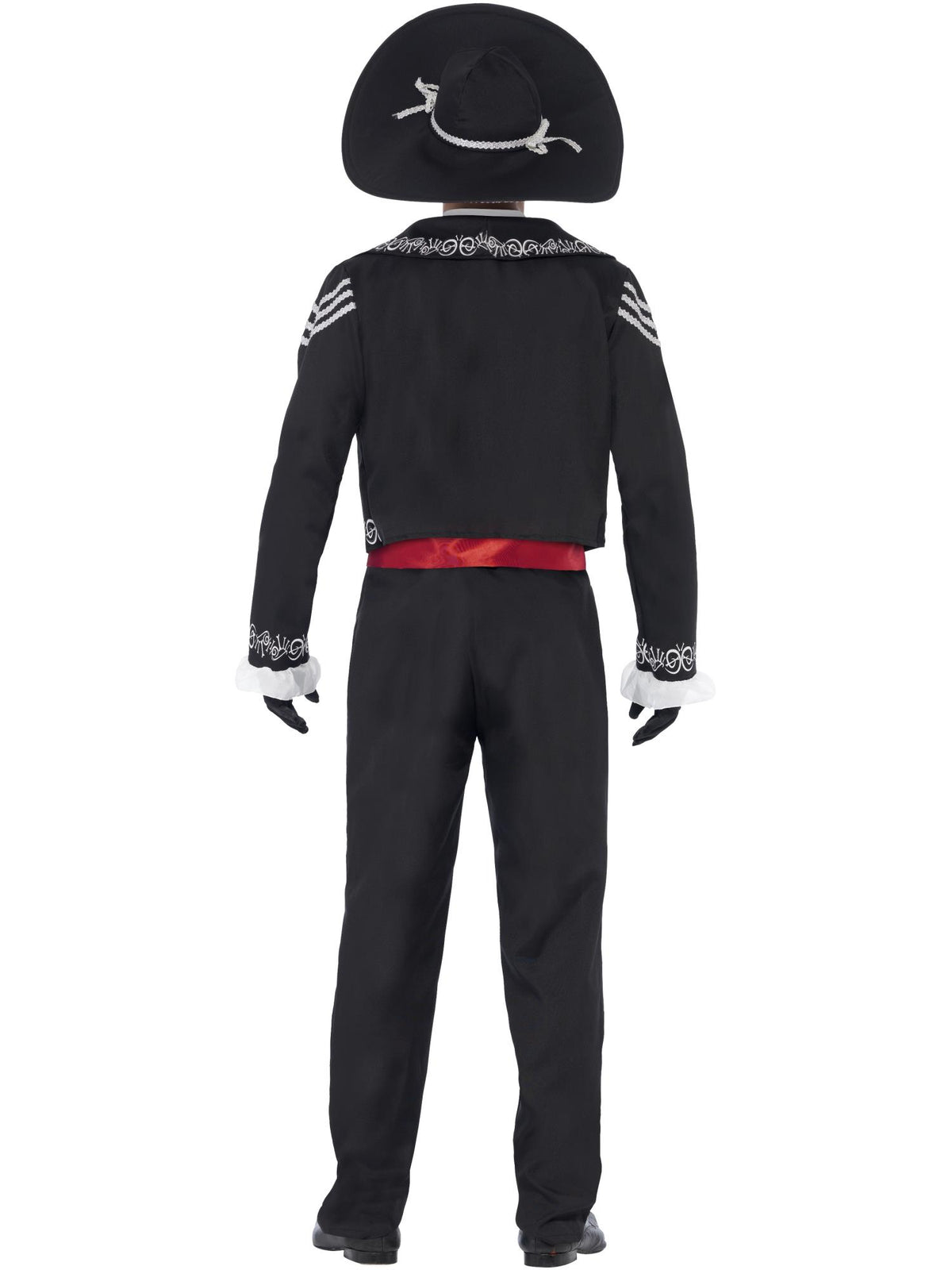 Deluxe Day of the Dead Señor Bones Costume, Black