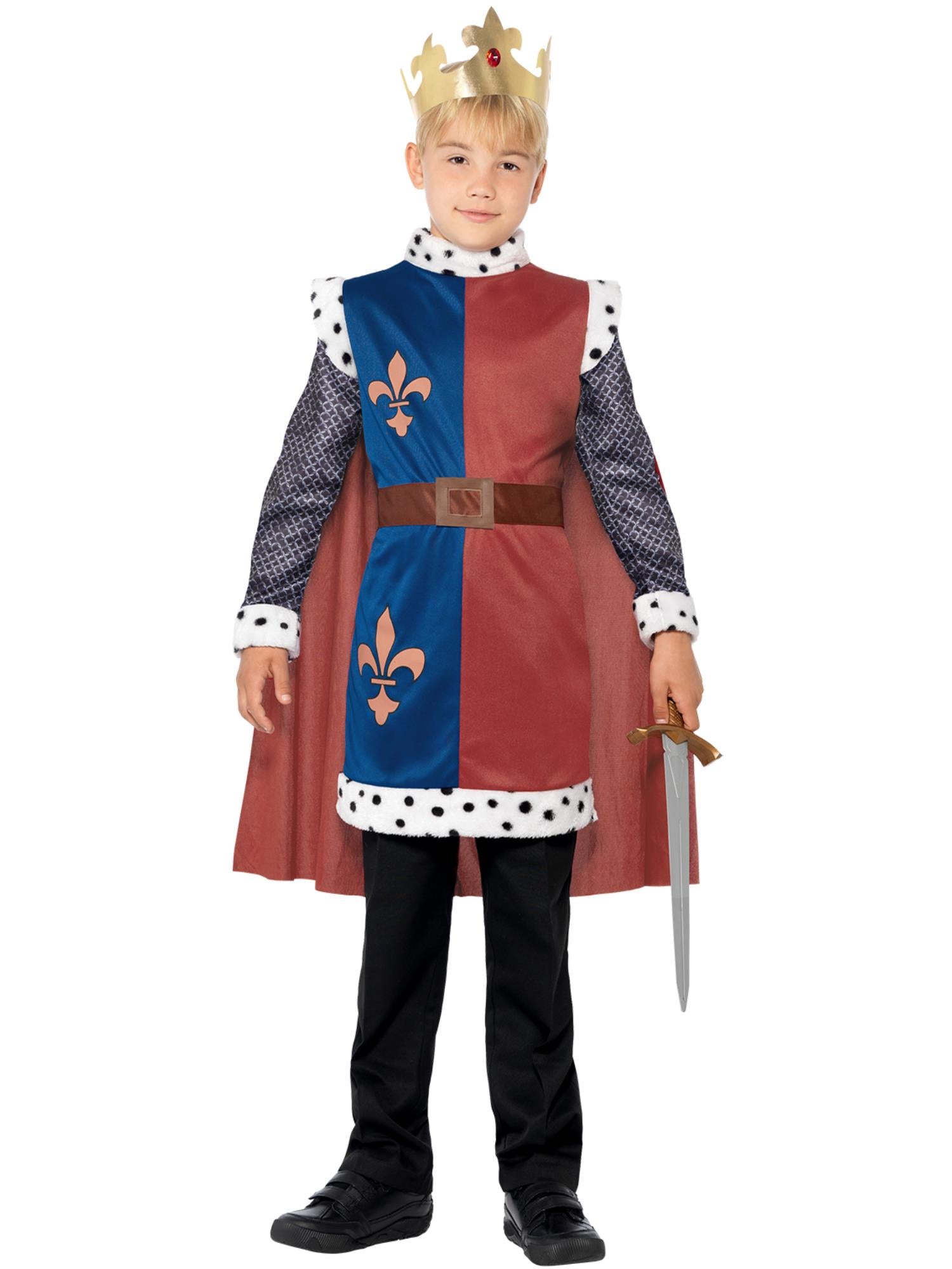 King Arthur Medieval Costume, Red