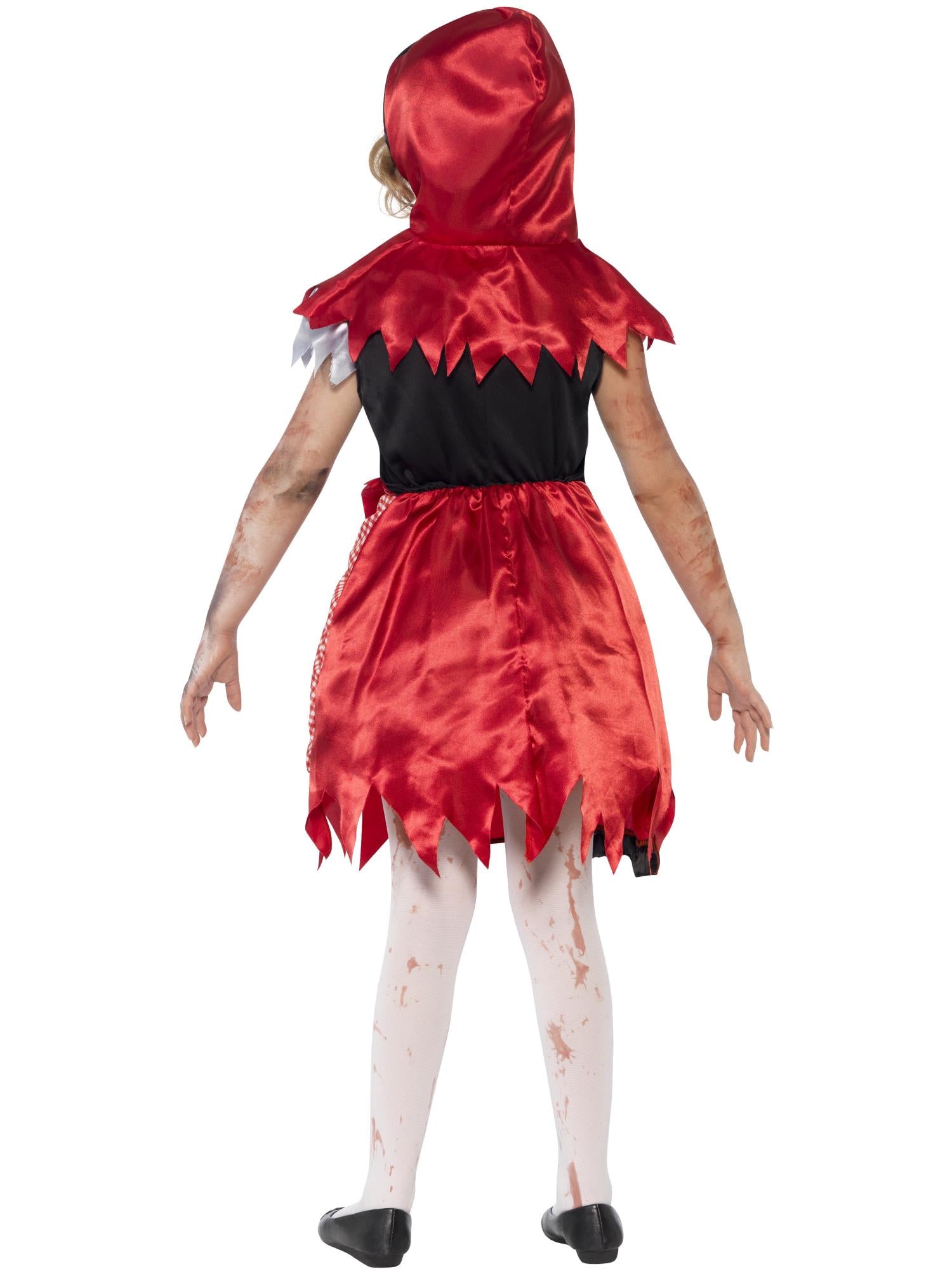 Zombie Miss Hood Costume, Red