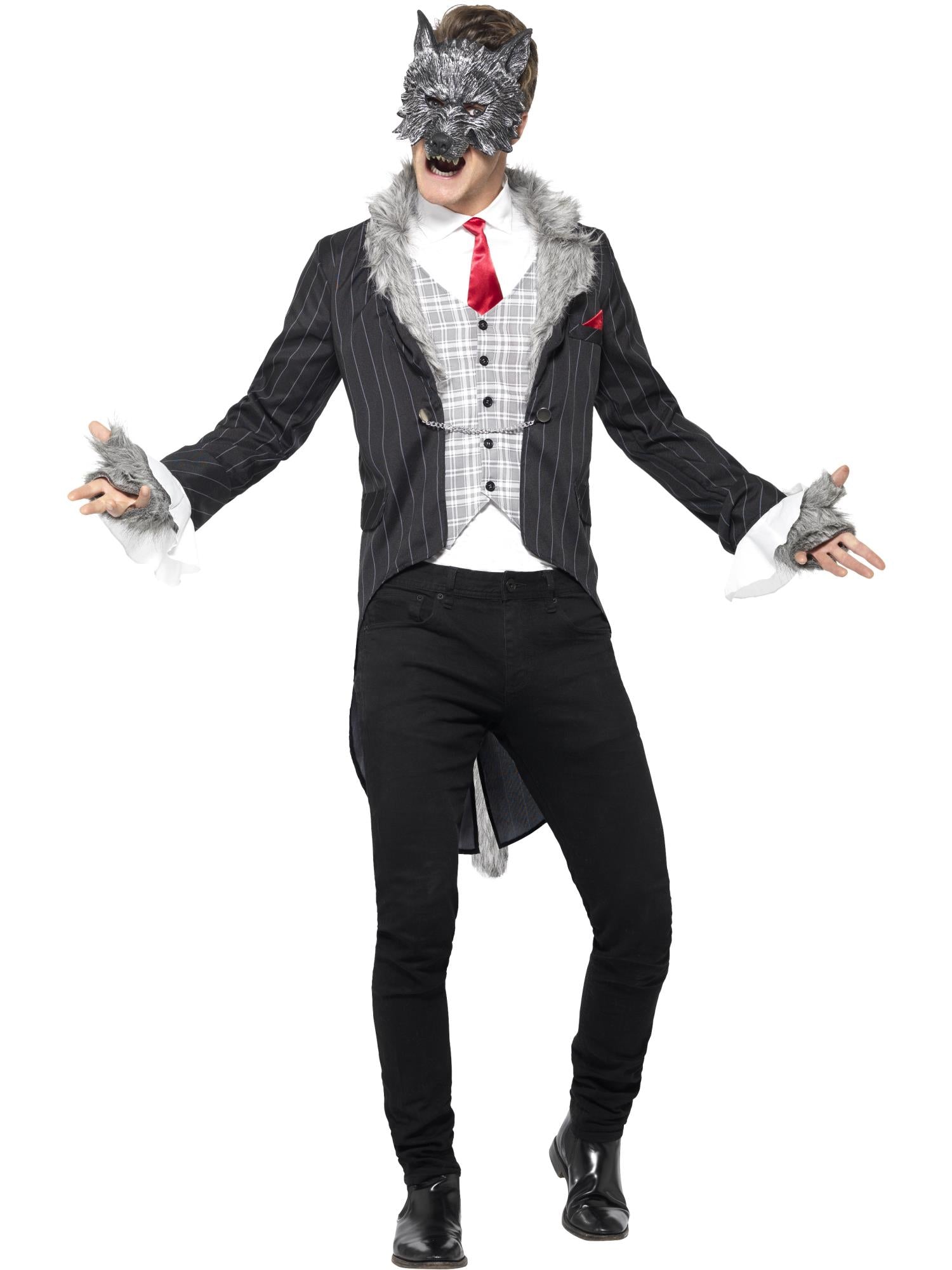 Deluxe Big Bad Wolf Costume, Grey