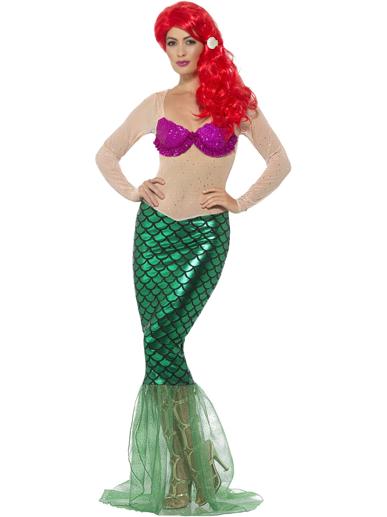Deluxe Sexy Mermaid Costume, Green