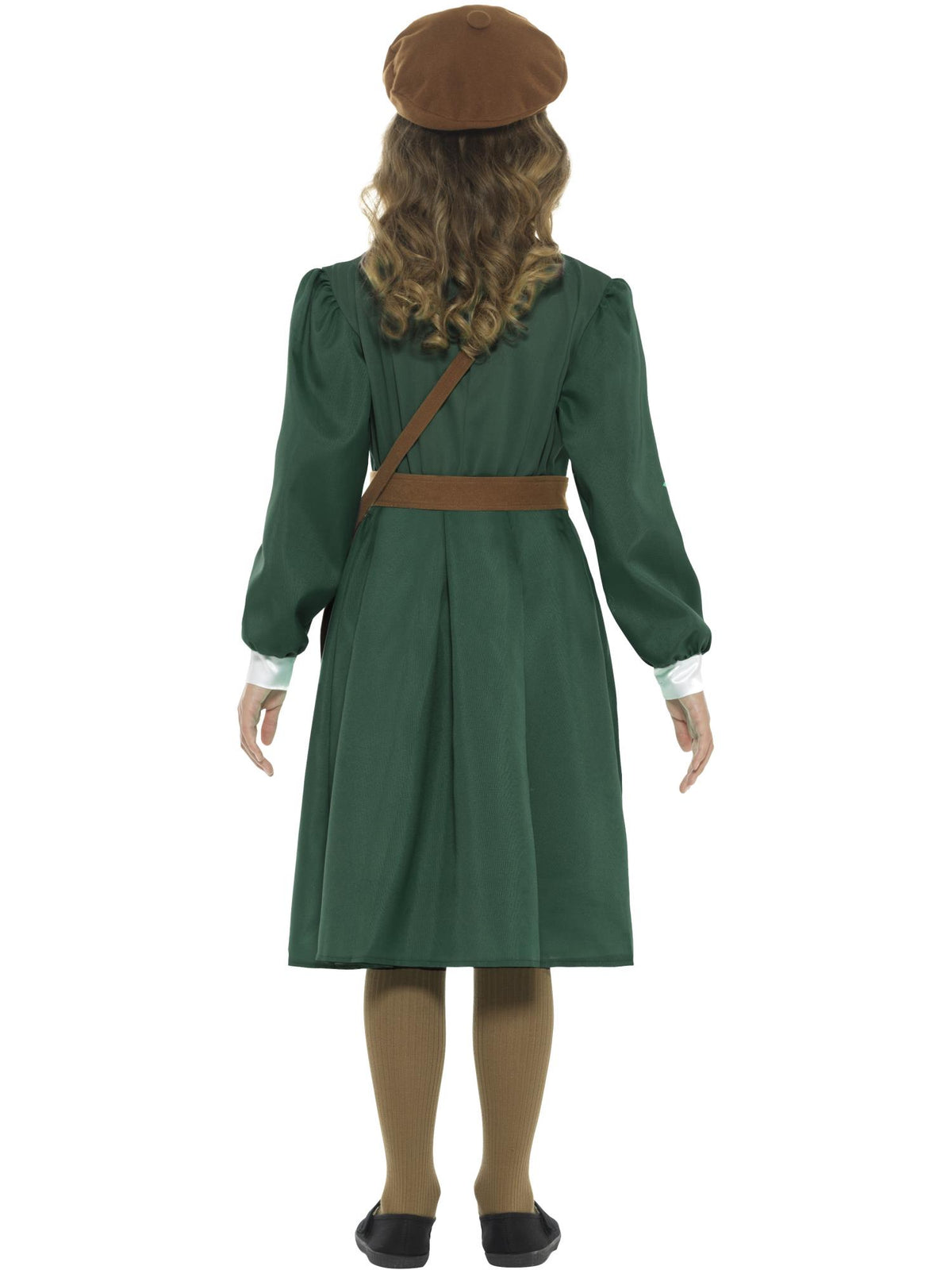 WW2 Evacuee Girl Costume, Green