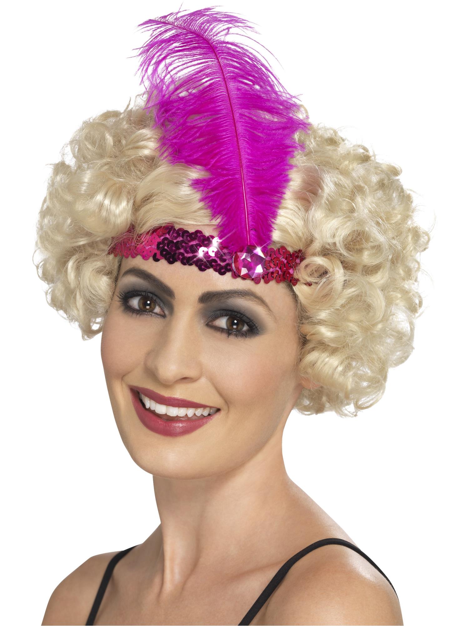 Flapper Headband, Pink