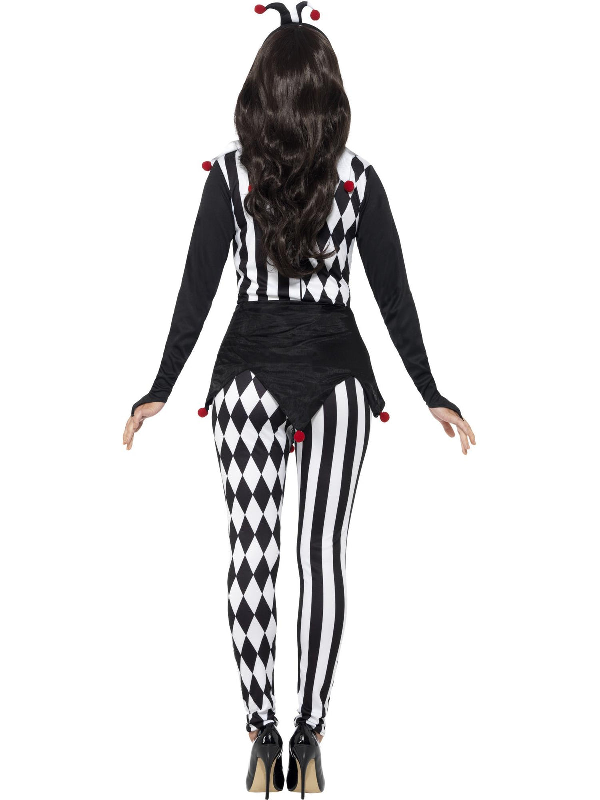 Female Jester Costume, Black