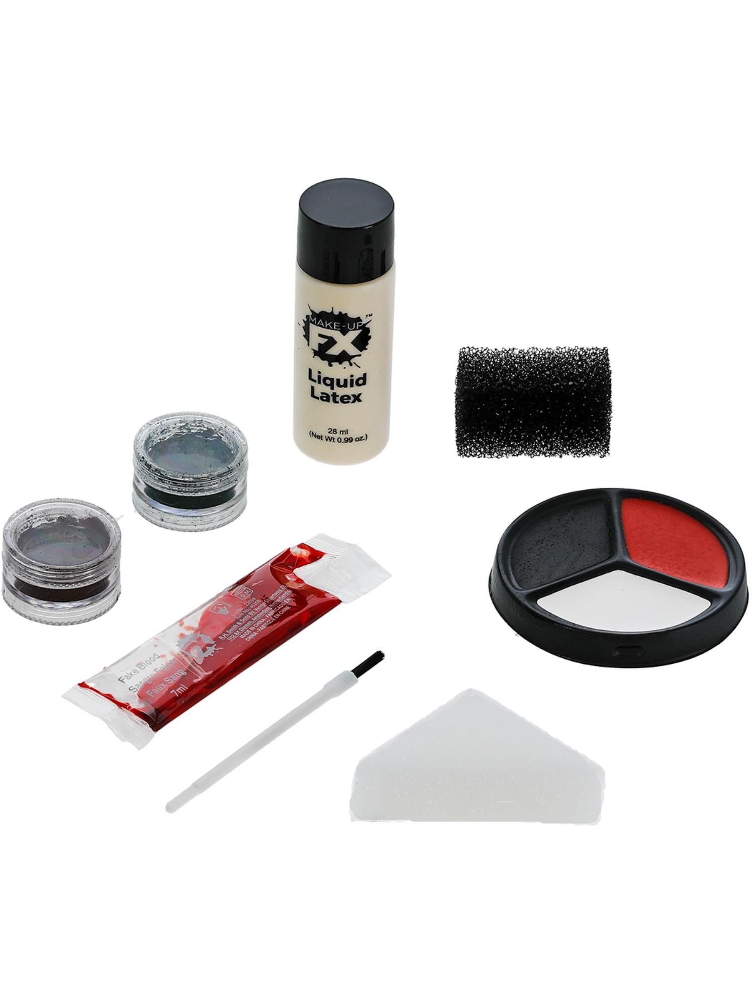 Smiffys Make-Up FX, Zombie Powder Dirt Kit, Aqua,