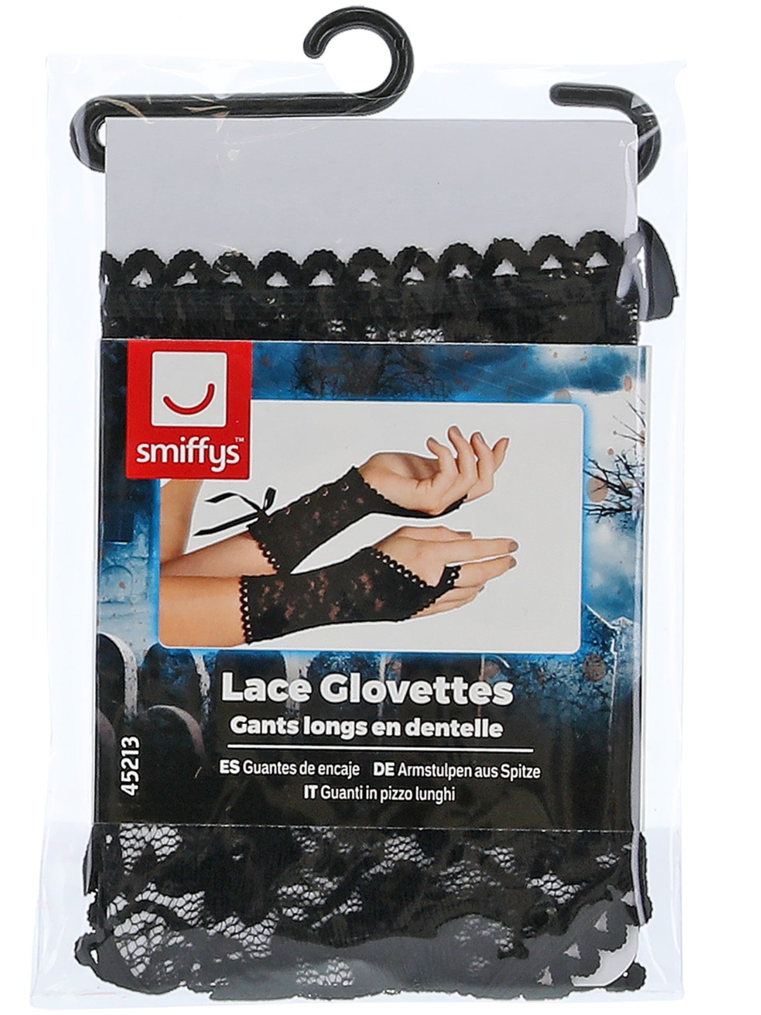 Lace Glovettes, Black
