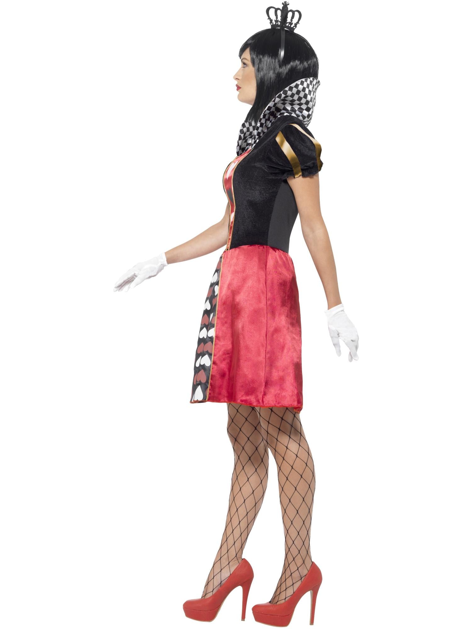 Carded Queen Costume, Red