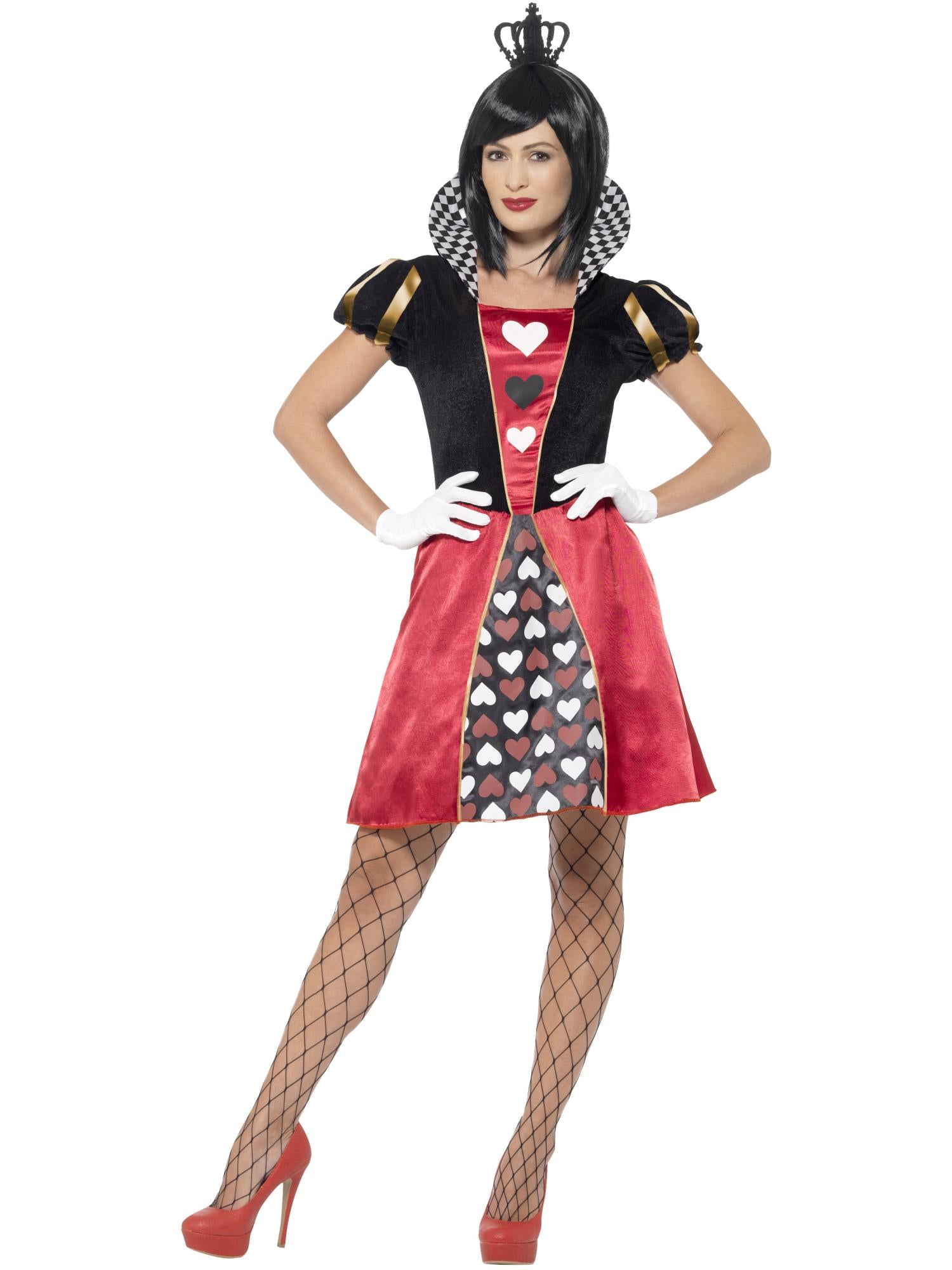 Carded Queen Costume, Red