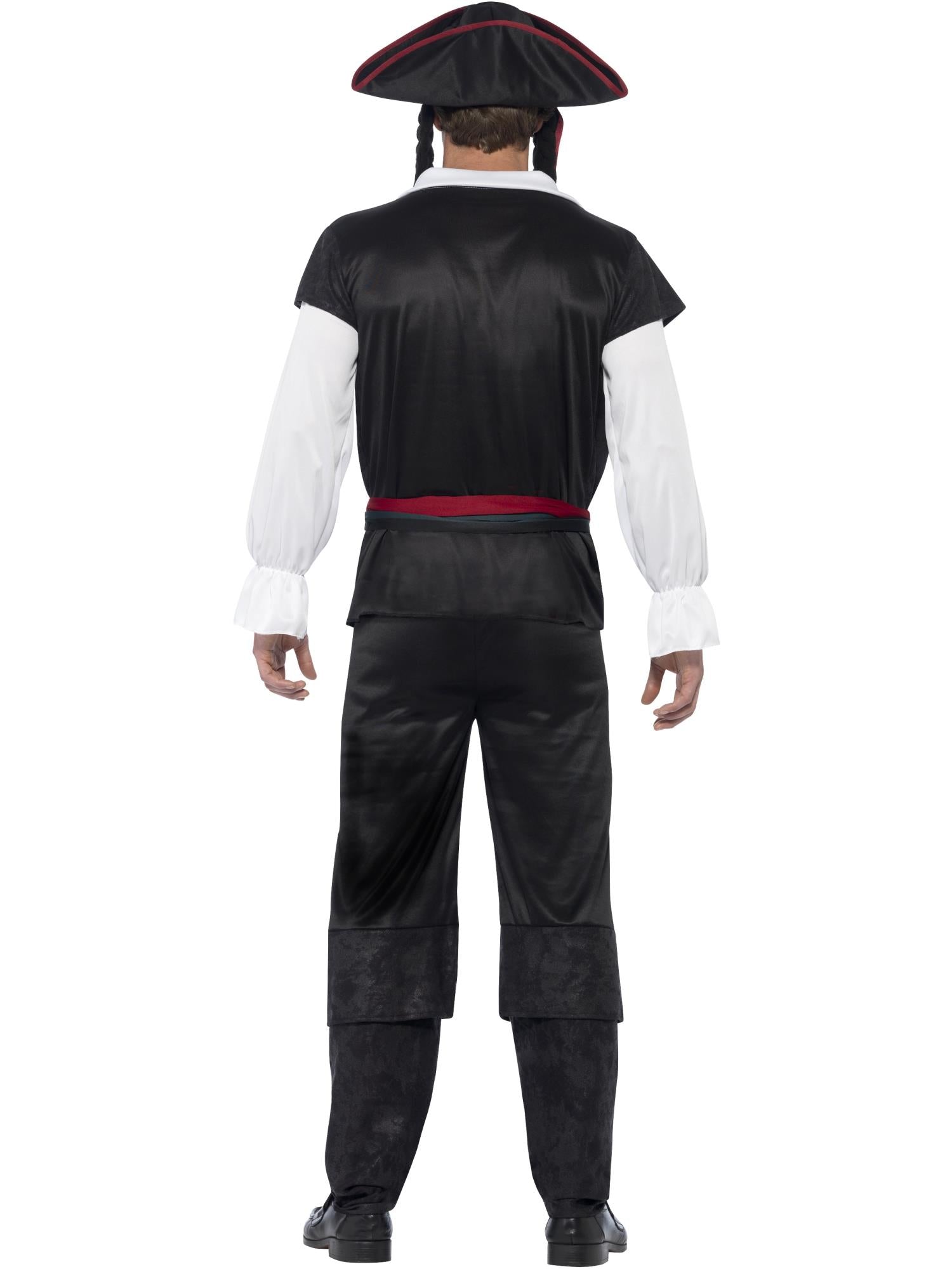 Aye Aye Pirate Captain Costume, Black
