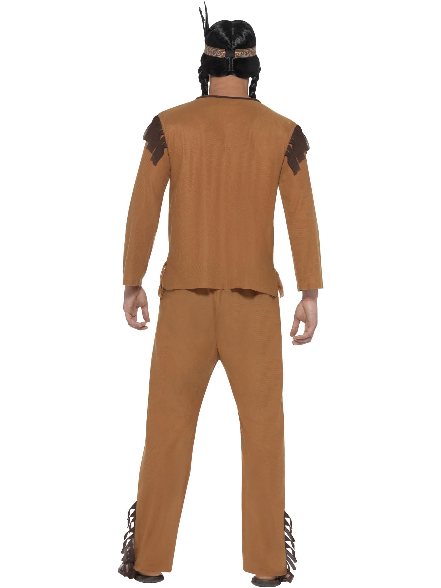 Native American Inspired Warrior Costume, Brown