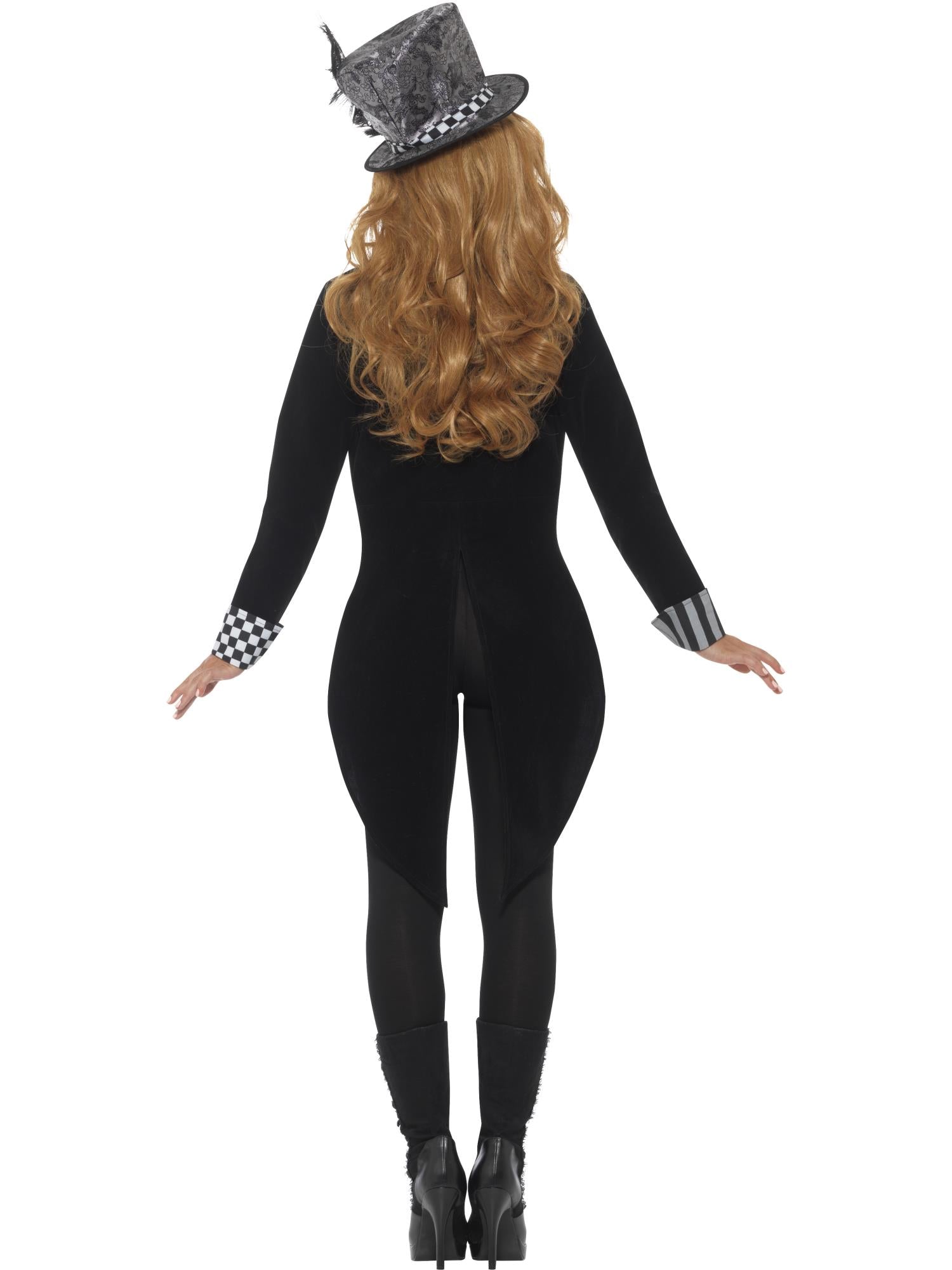 Deluxe Dark Miss Hatter Costume, Black