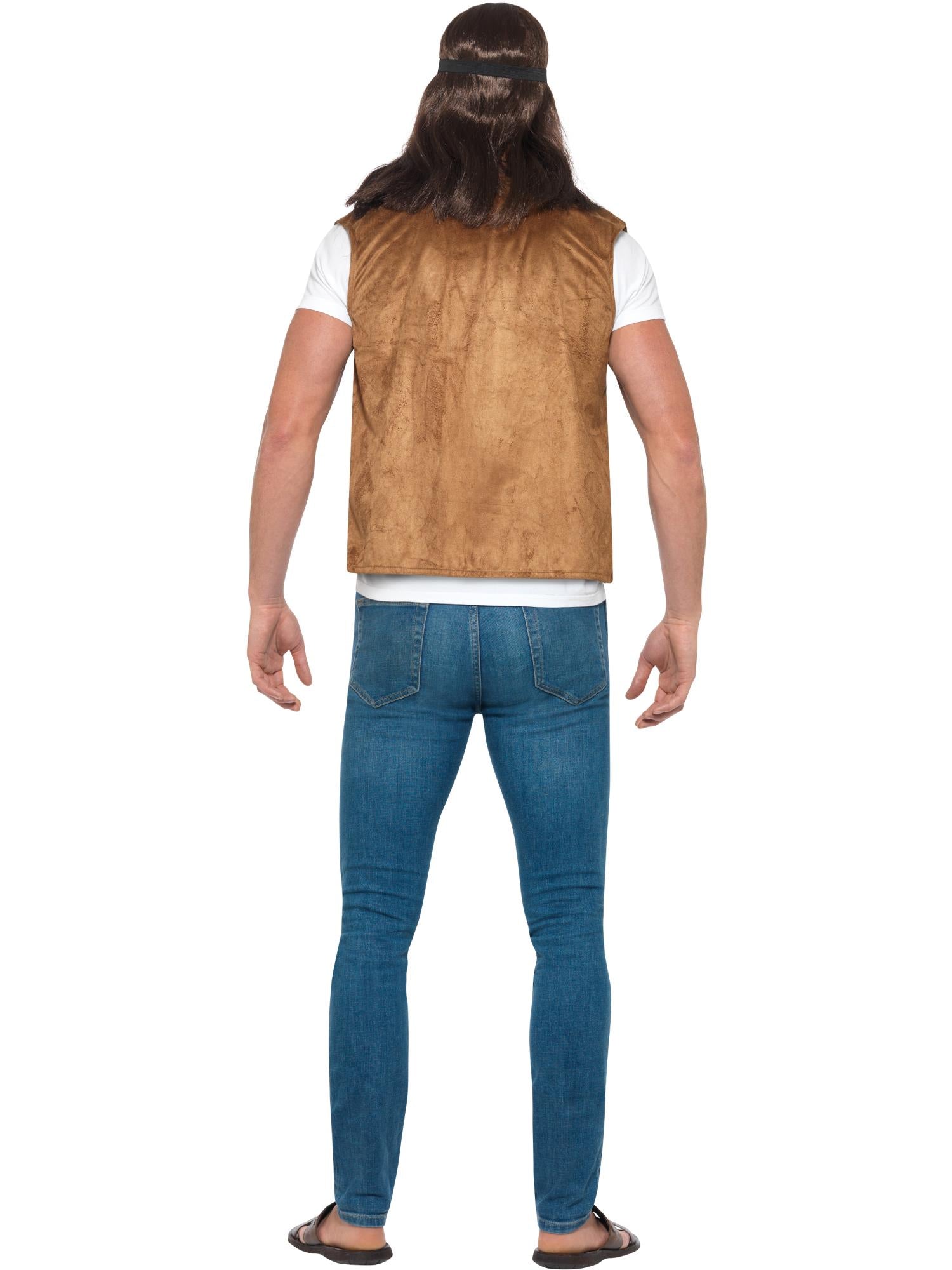 Hippie Waistcoat, Unisex, Brown