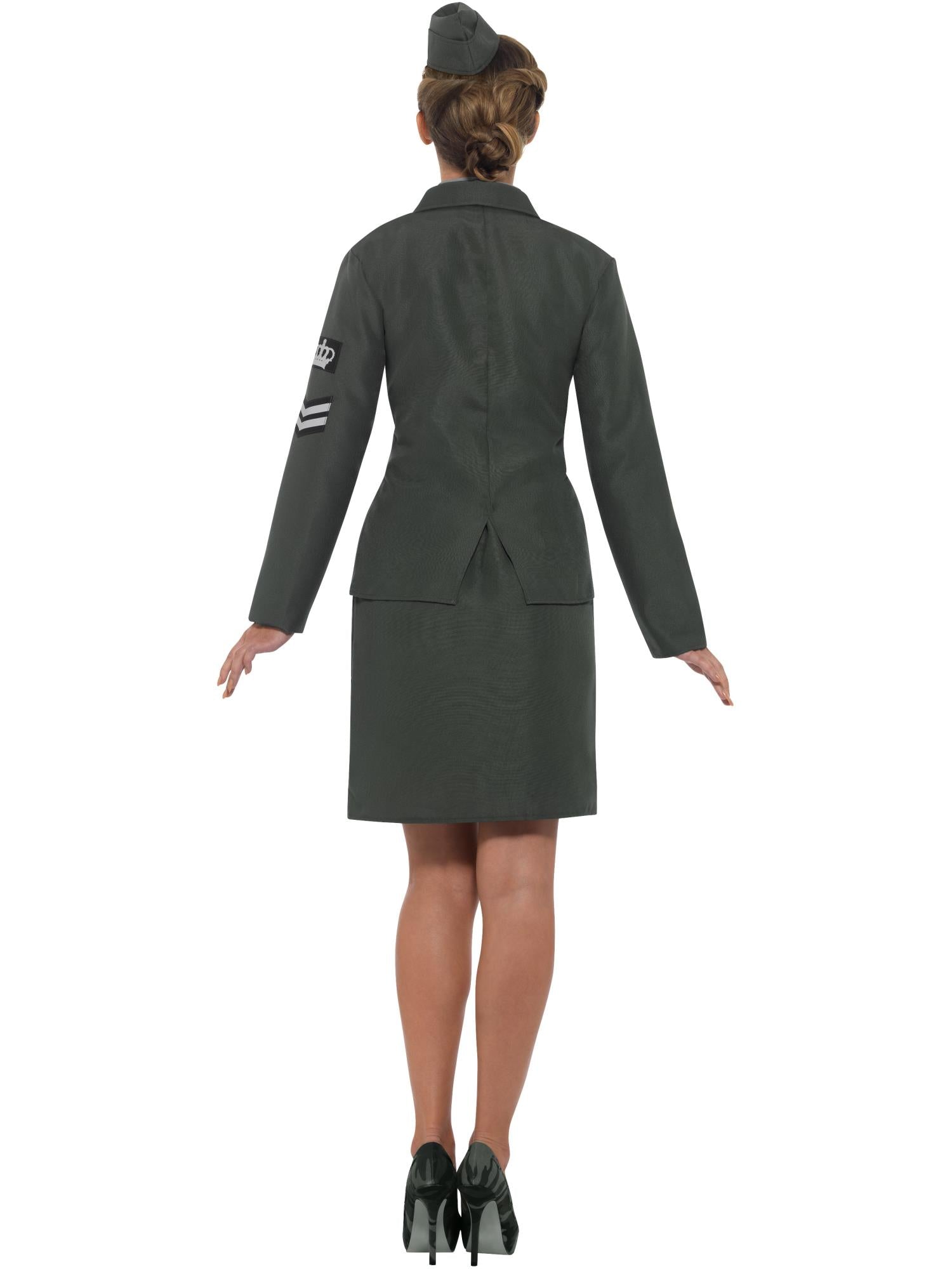 WW2 Army Girl Costume, Green