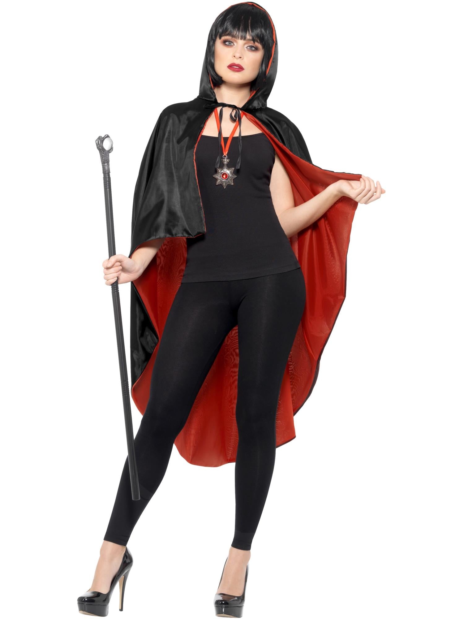 Vampire Kit, with Reversible Cape, Black