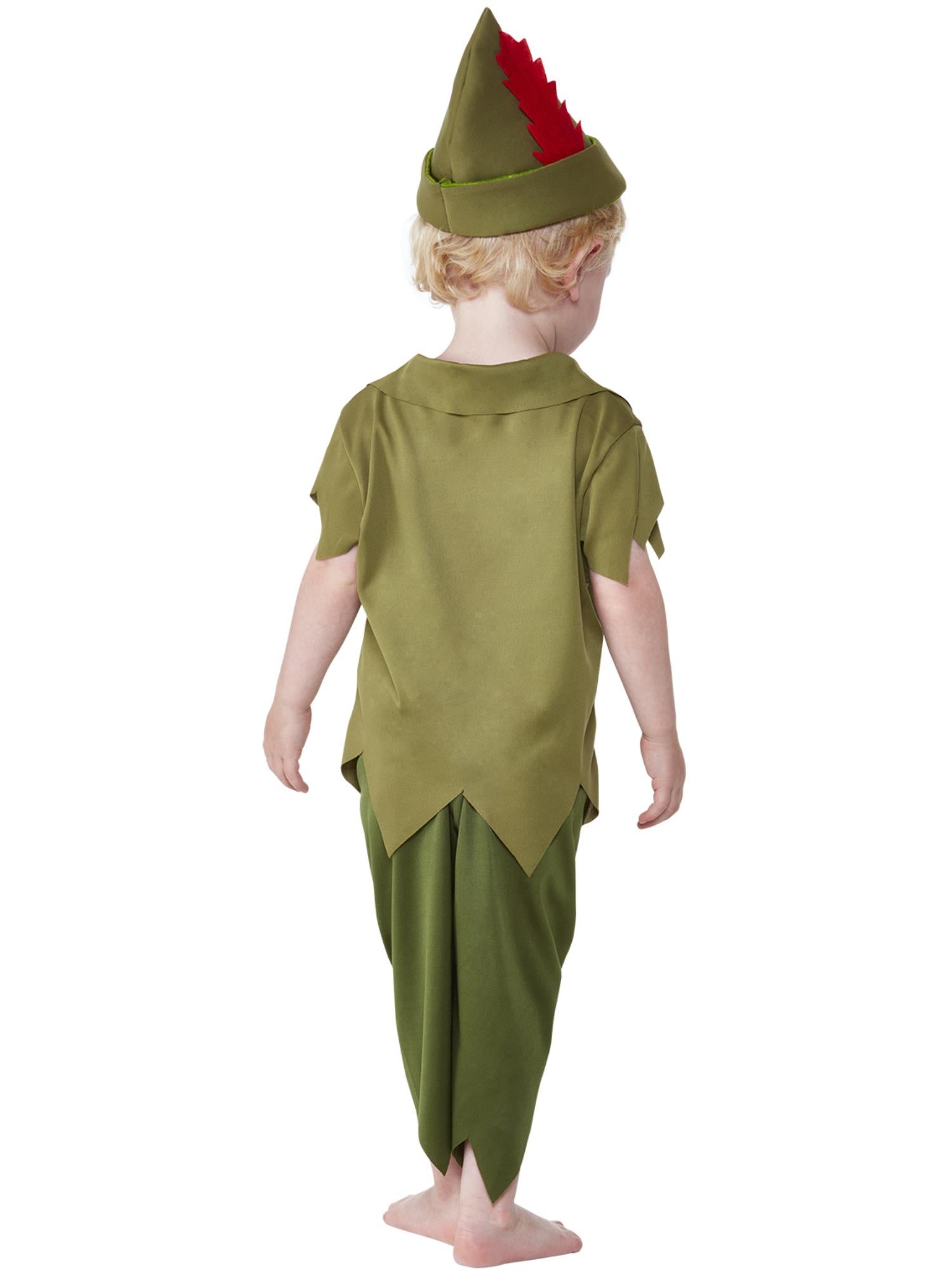 Toddler Robin Hood Costume, Green & Brown