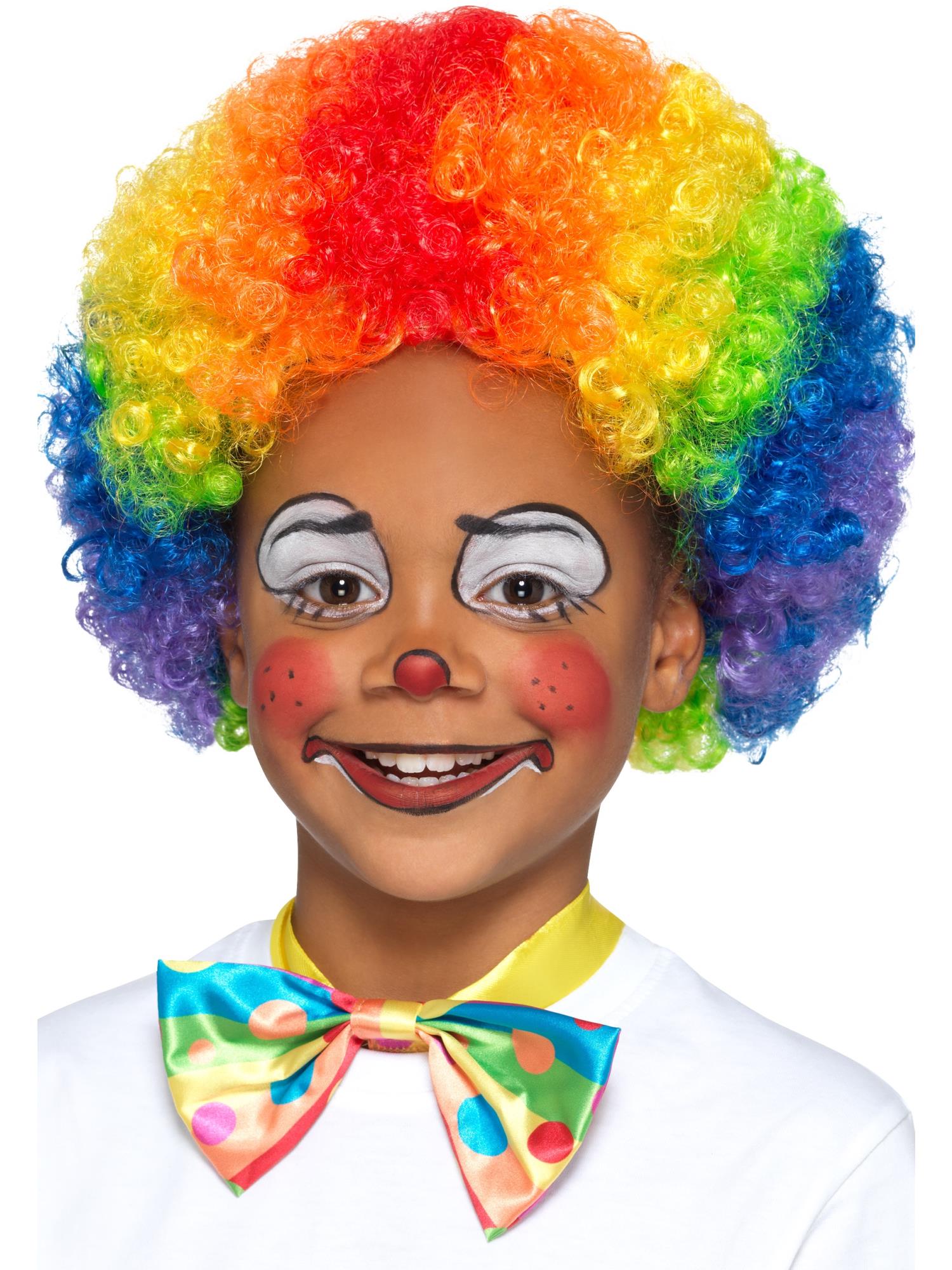 Clown Wig, Multi-Coloured