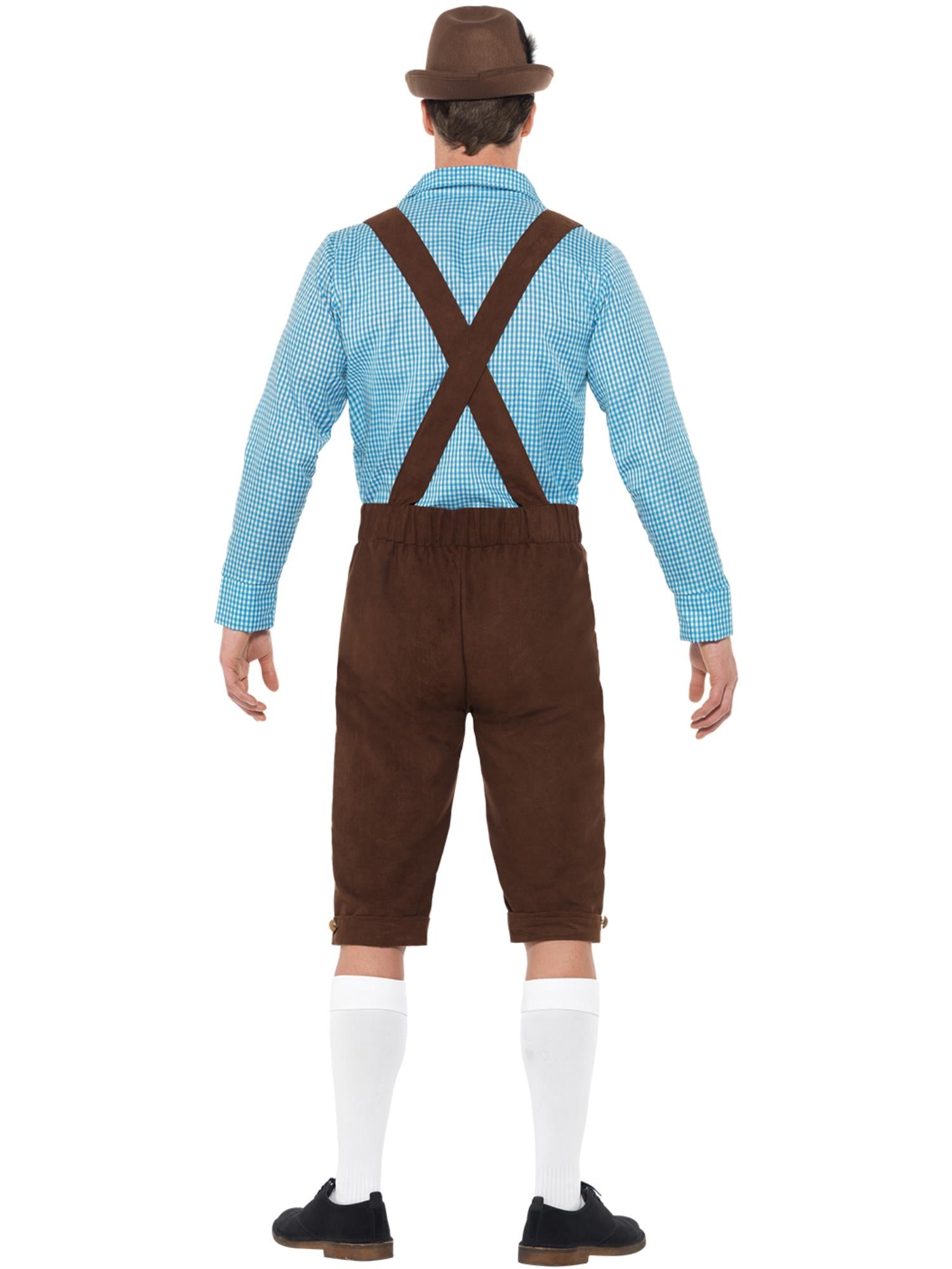 Beer Fest Costume, Blue & Brown