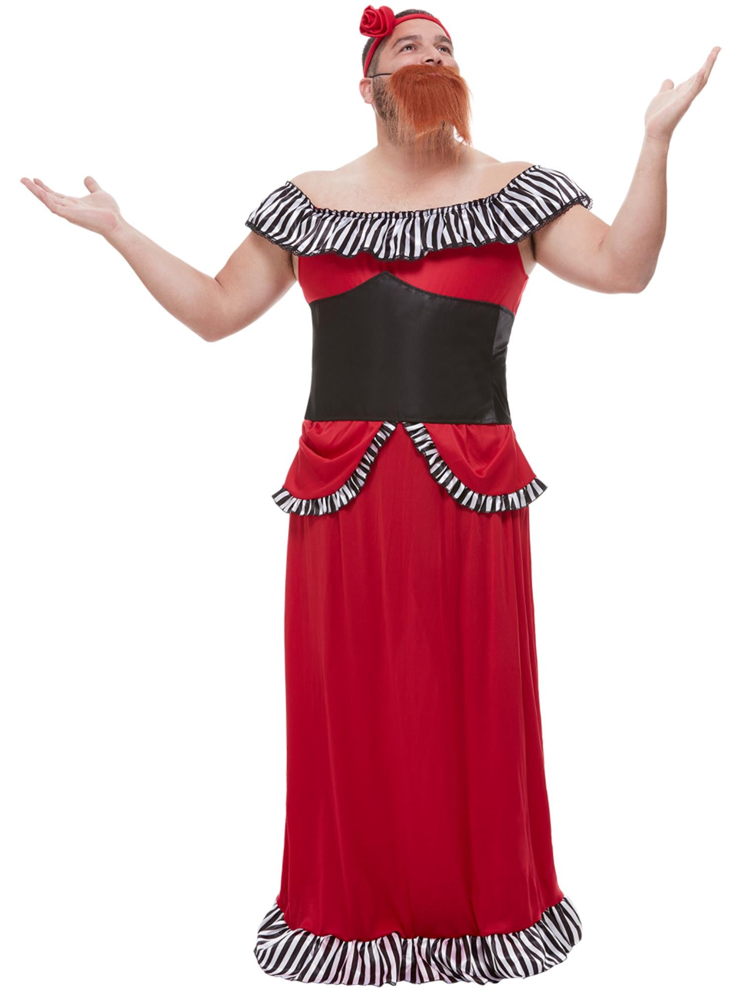 Bearded Lady Costume, Red