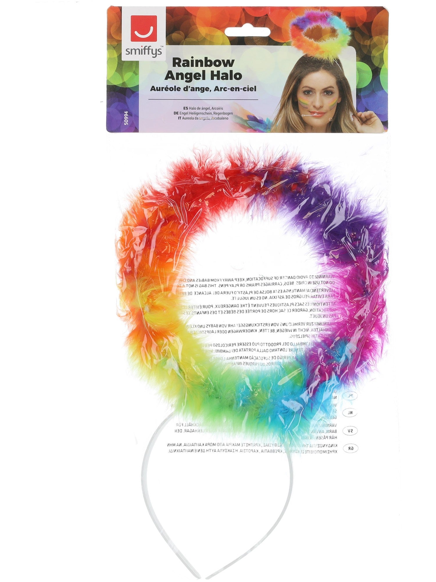 Rainbow Angel Halo, Multi-Coloured