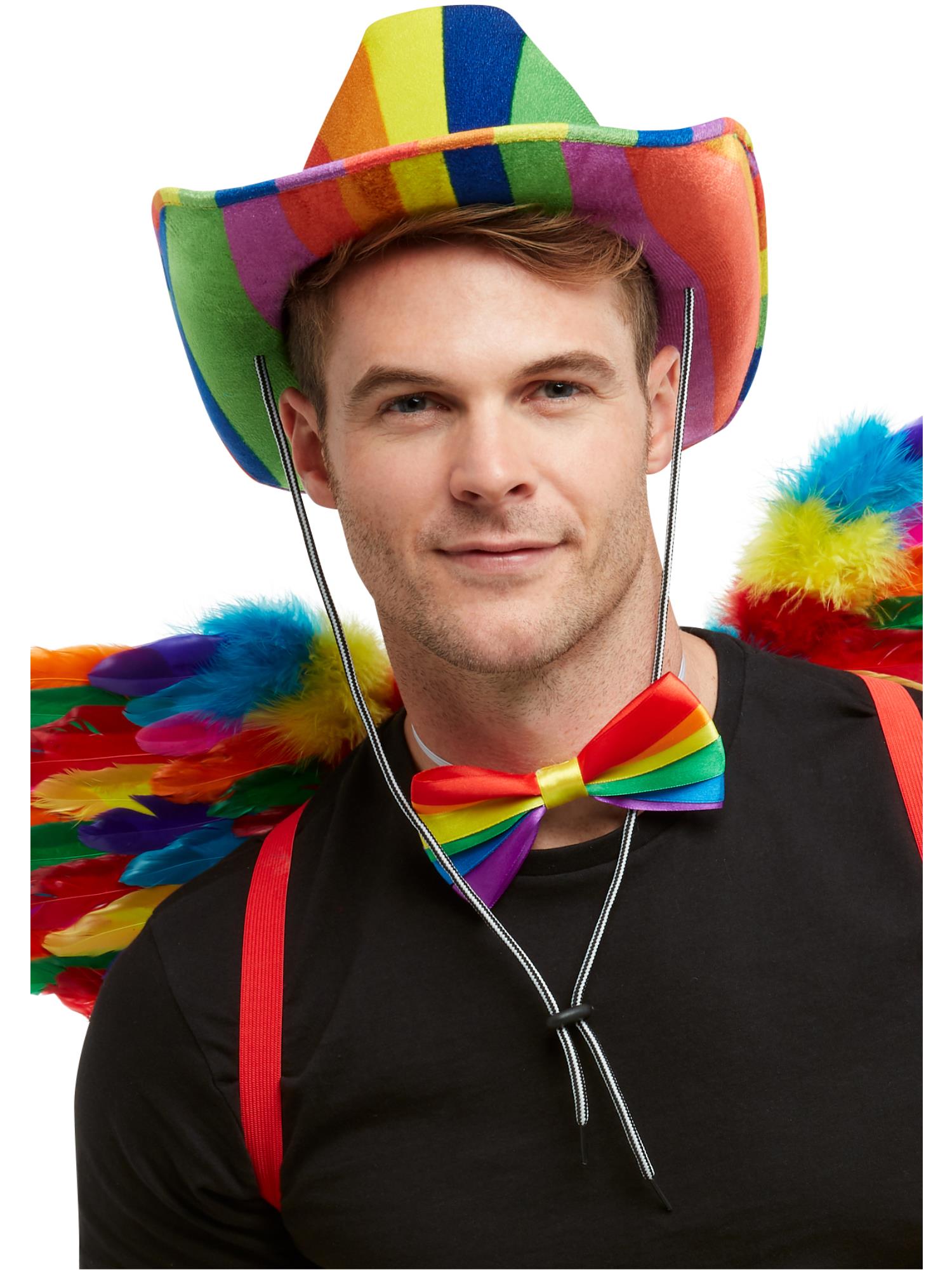 Rainbow Cowboy Hat, Multi-Coloured