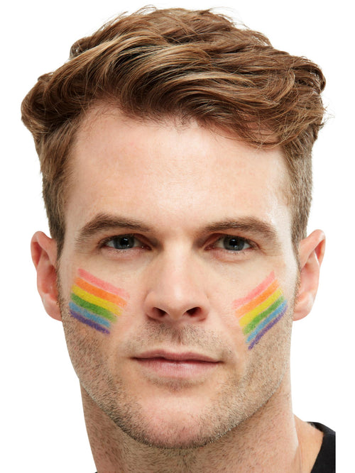 Smiffys Make-Up FX, Rainbow Greasepaint Stick