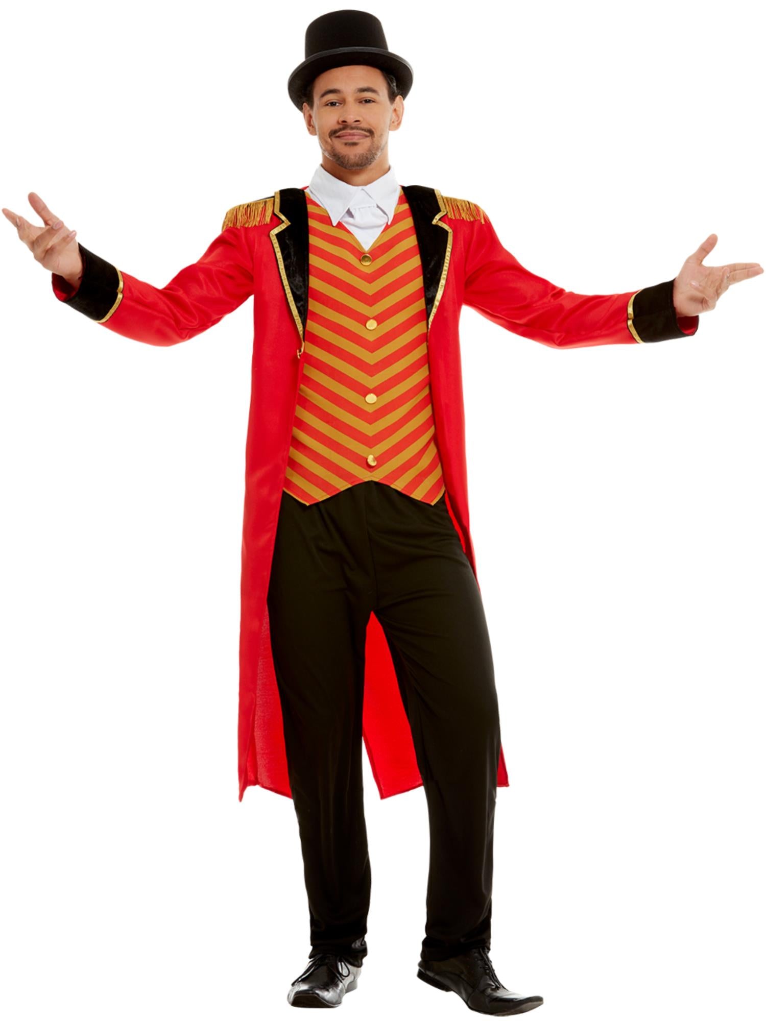 Deluxe Ringmaster Costume, Red