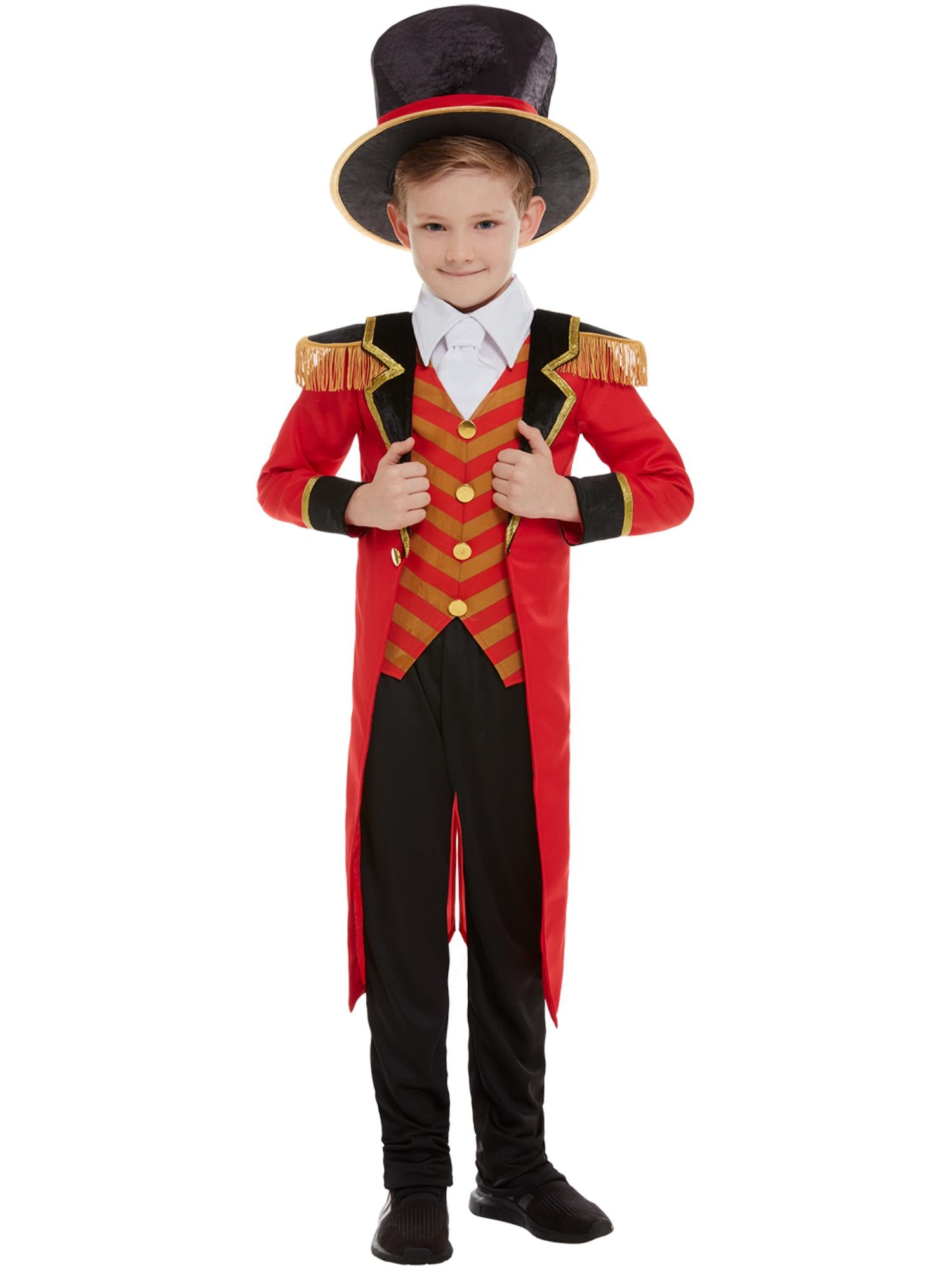 Deluxe Ringmaster Costume, Red