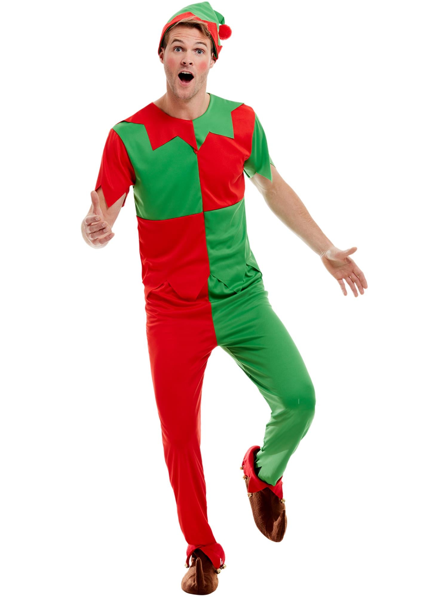 Elf Costume, Green & Red