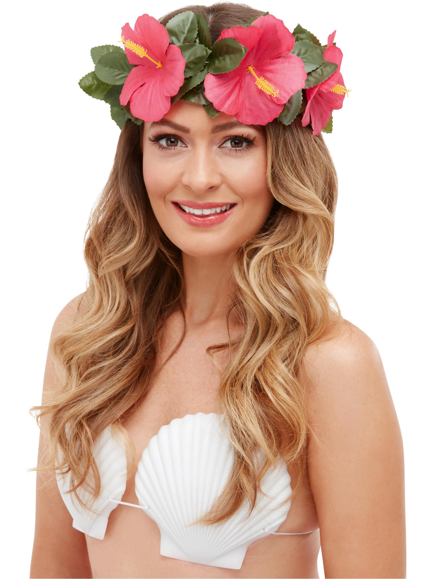 Hawaiian Luau Tiki Kit, Green & Pink