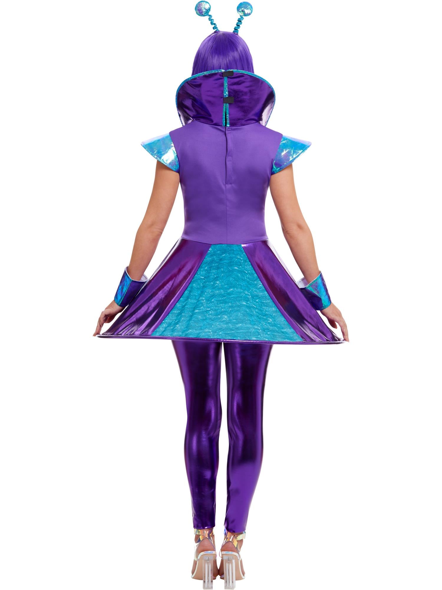 Alien Lady Costume, Multi-Coloured