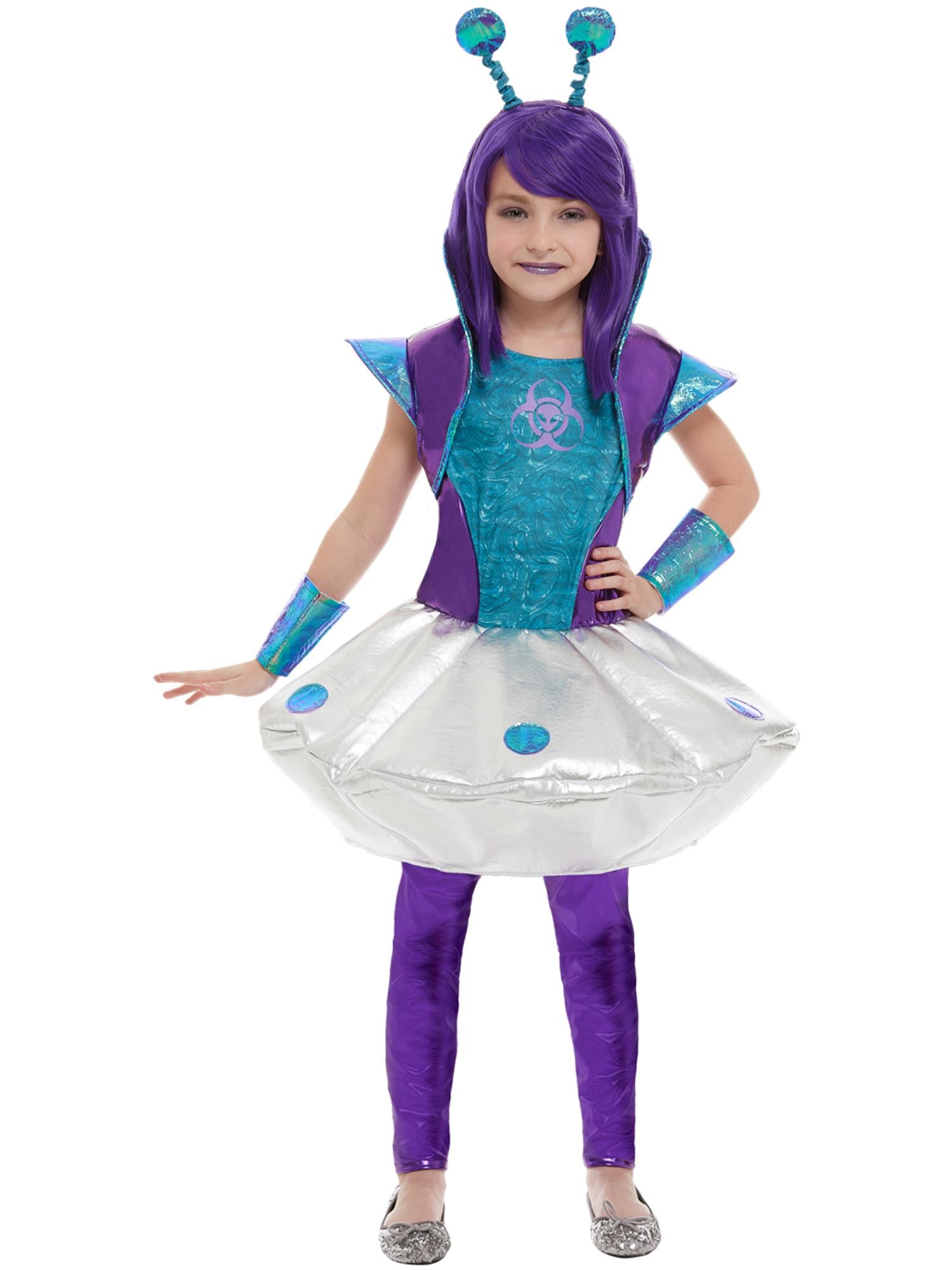 Alien Girl Costume, Silver
