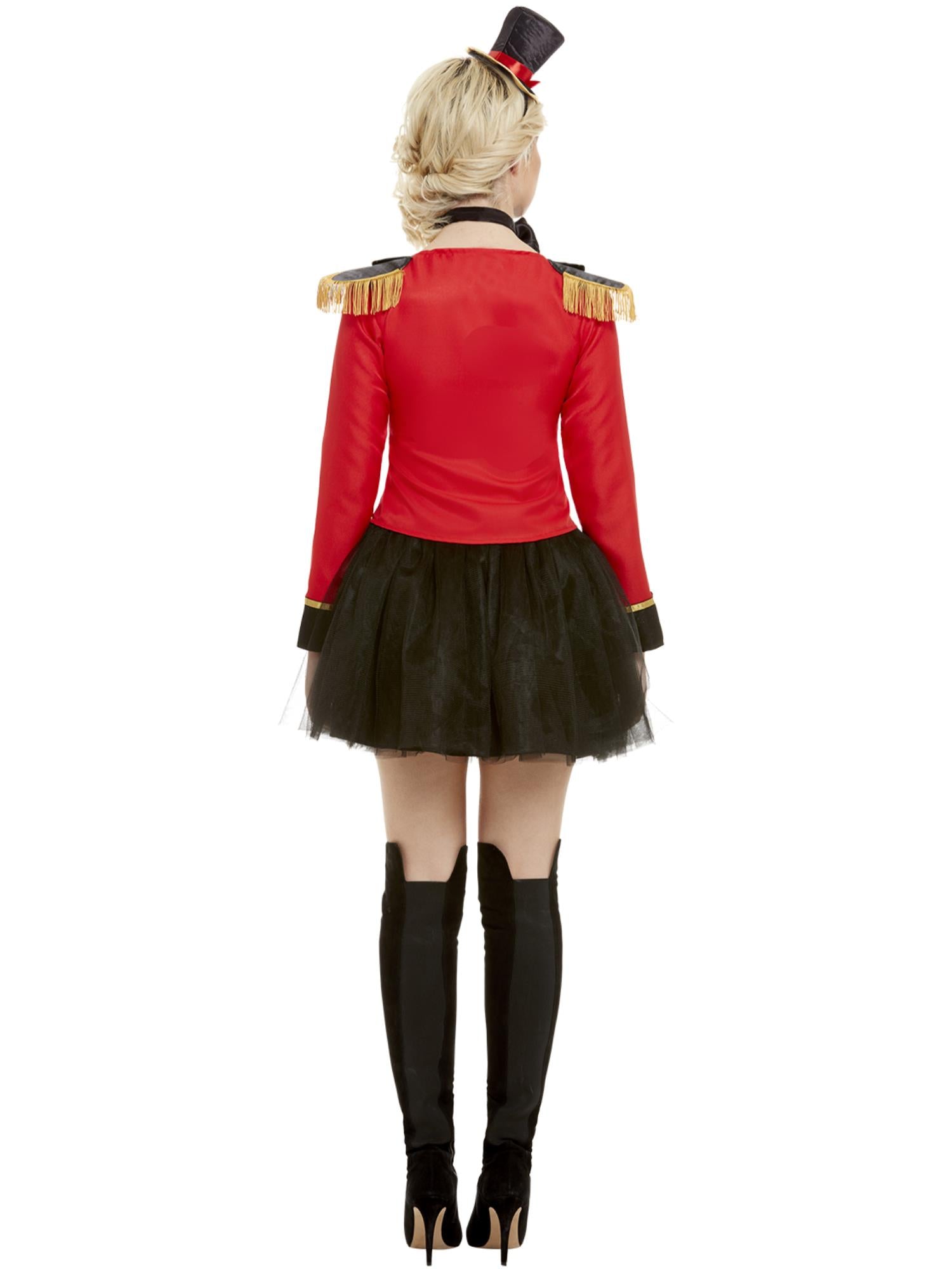 Deluxe Ringmaster Lady Costume, Red