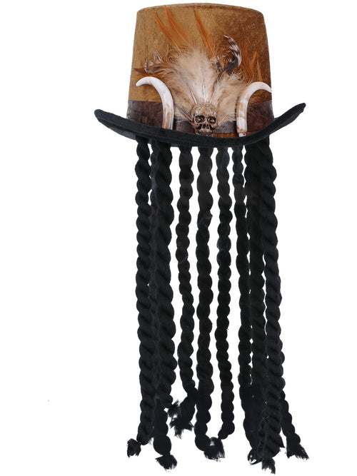 Deluxe Witch Doctor Top Hat