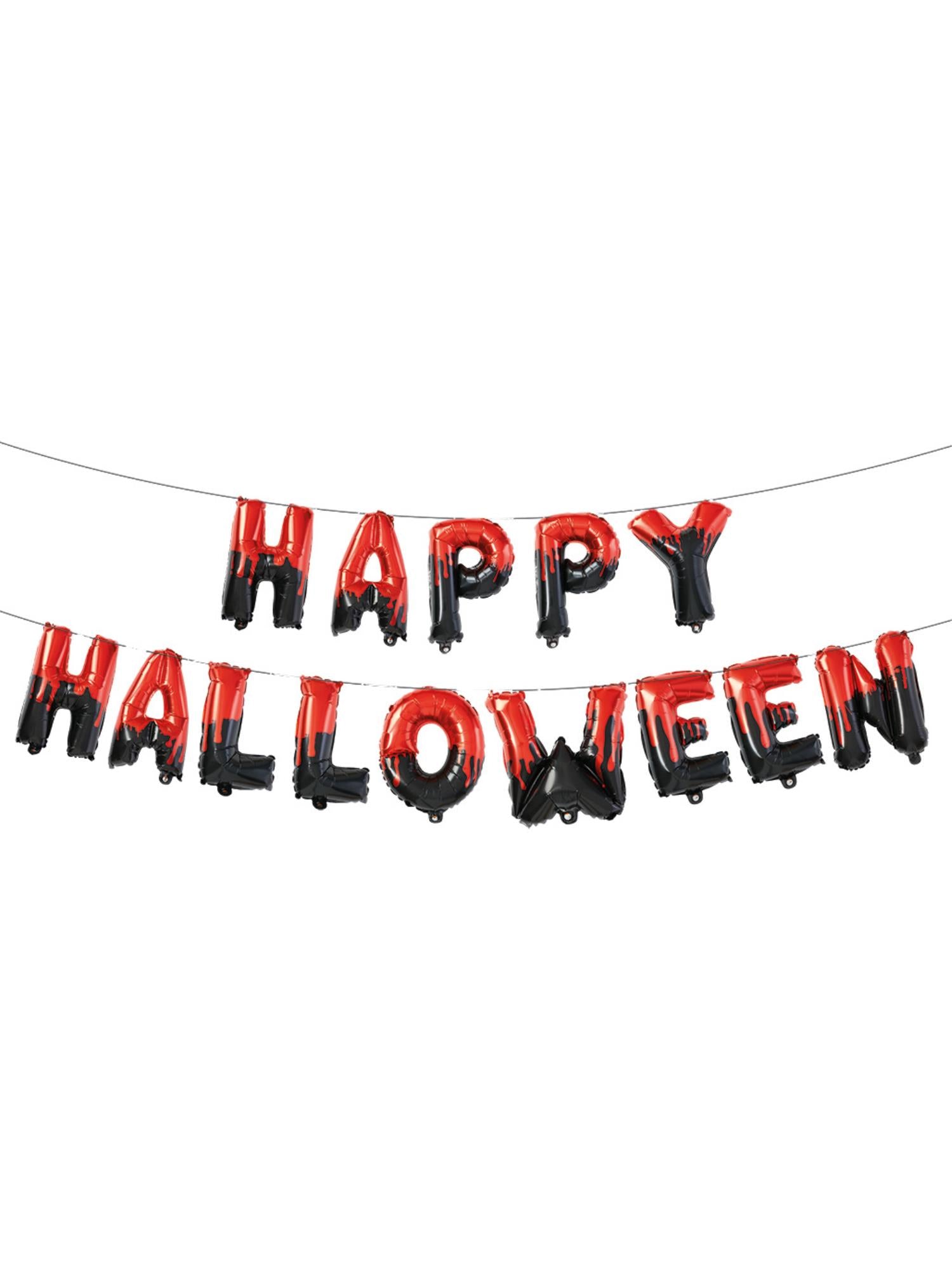 15"/40cm Happy Halloween Foil Balloon Garland