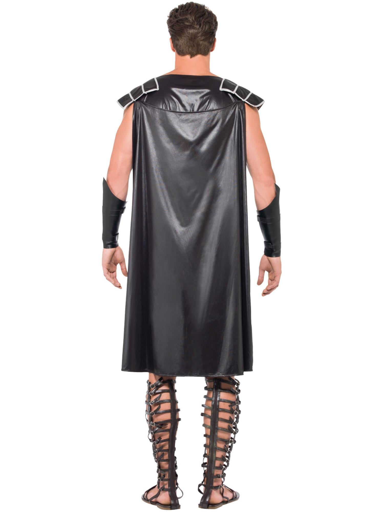 Male Dark Gladiator Costume, Black