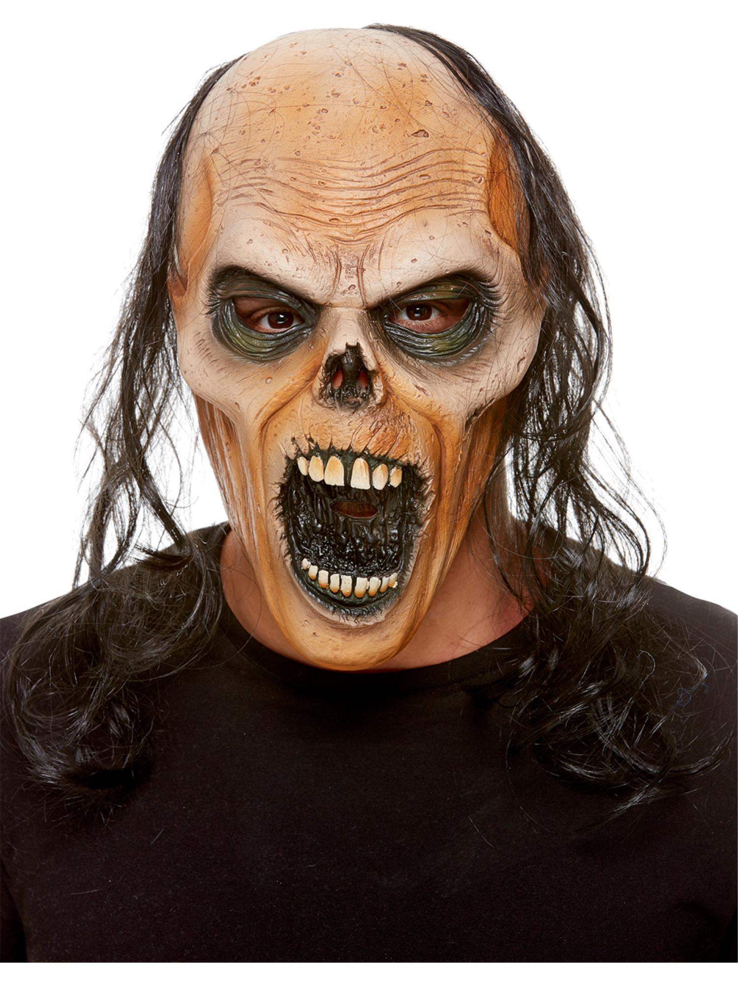 Zombie Latex Mask, Brown