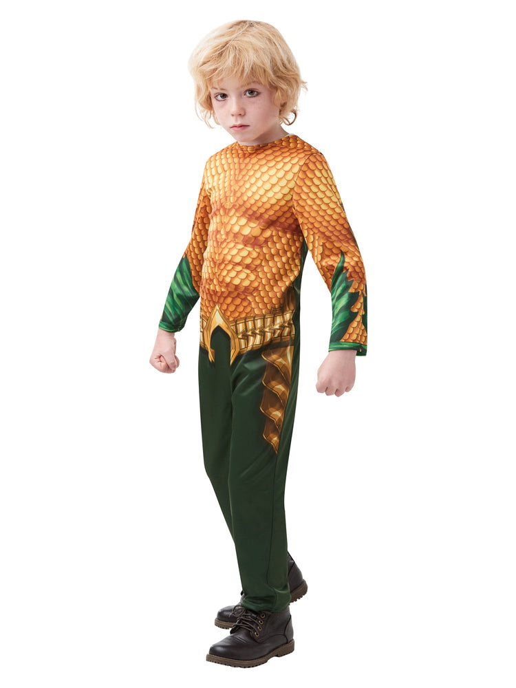 Aquaman, Multi, WB DC Comics, Kids Costumes, Large, Front