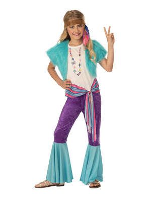 Hippie, Multi, Forum, Kids Costumes, , Front