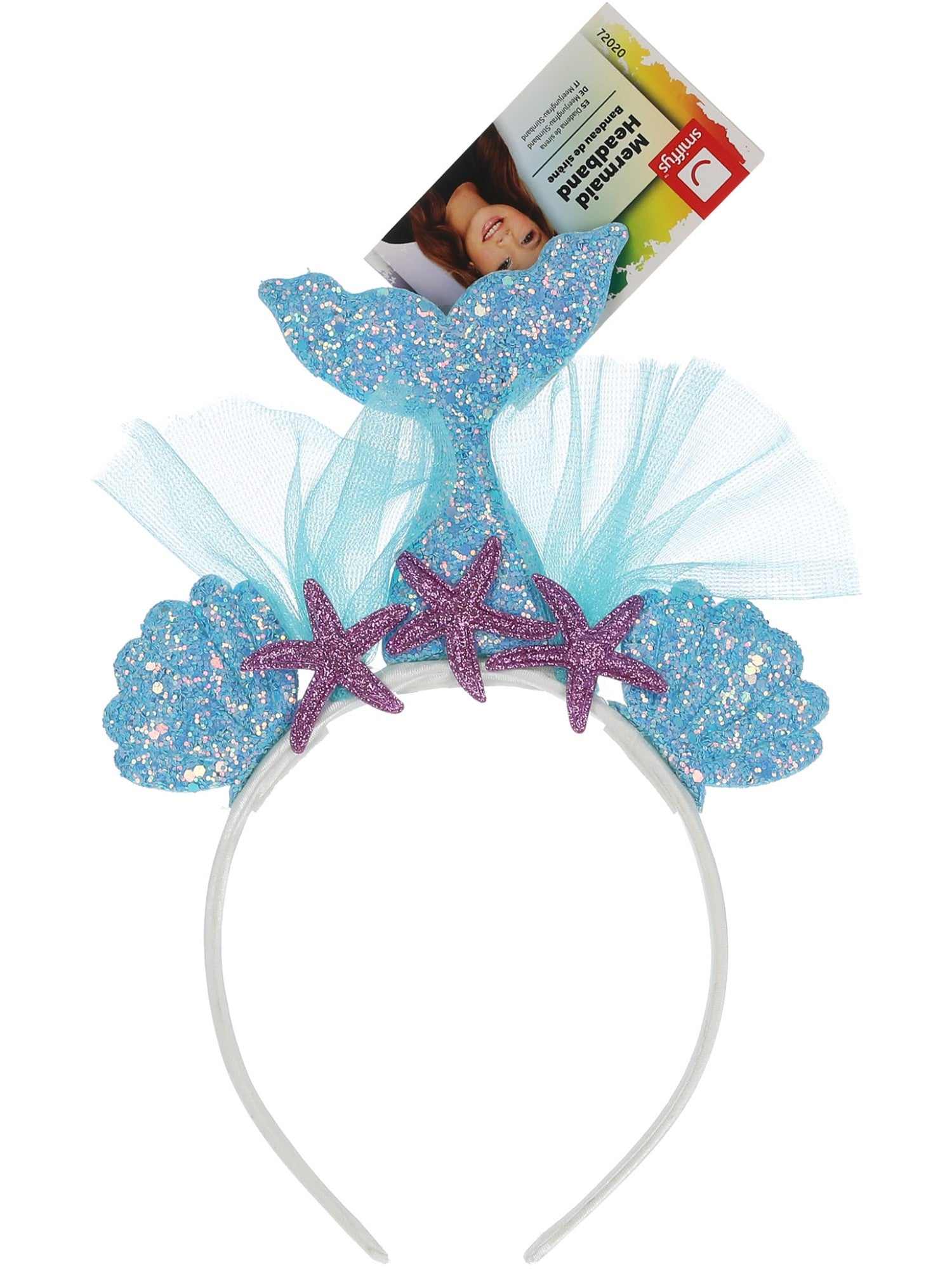 Mermaid Headband, Blue