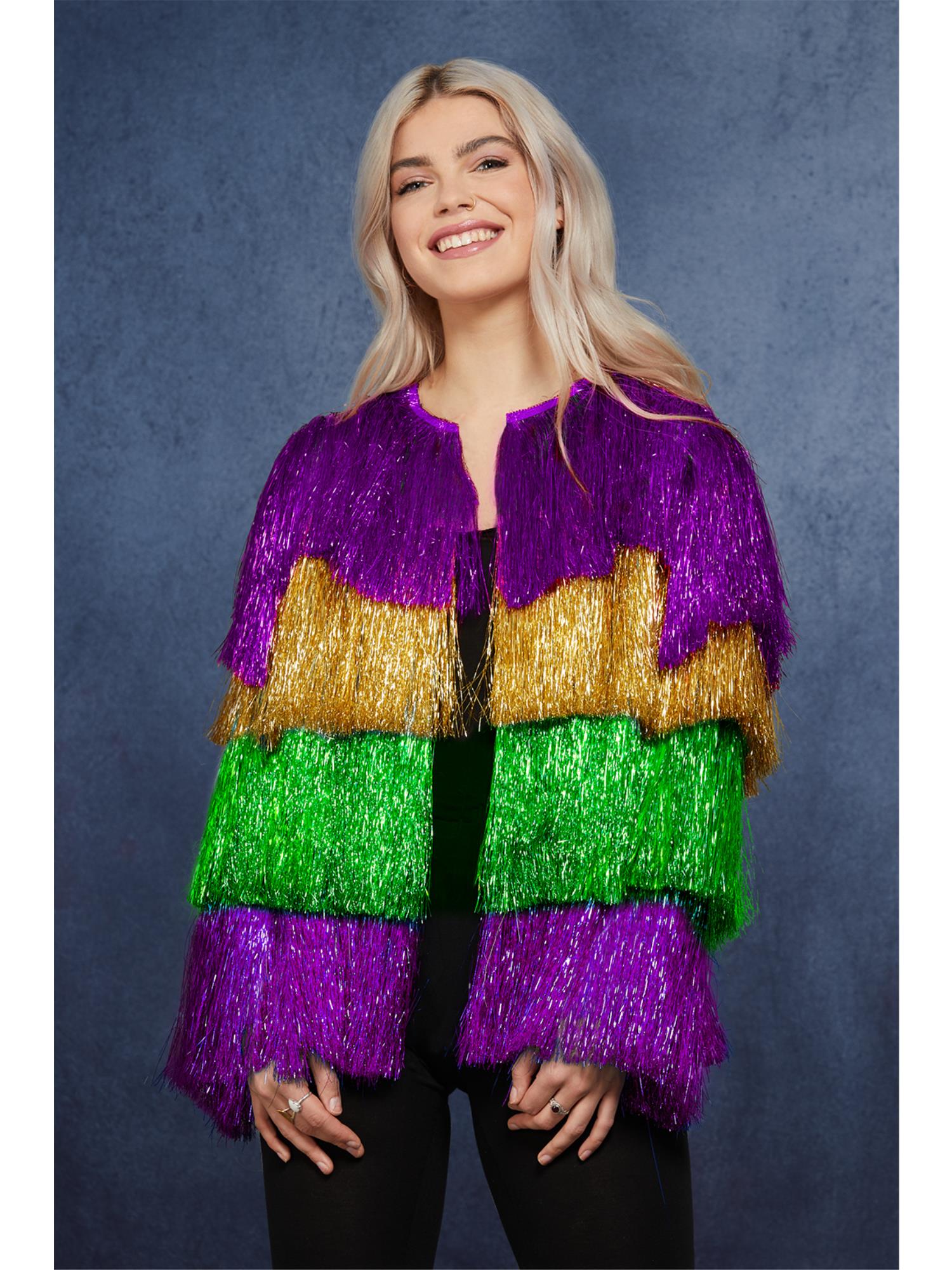 Fever Tinsel Mardi Gras Jacket