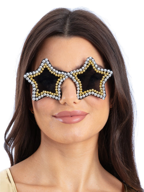 Gold & Silver Embellished Star Specs